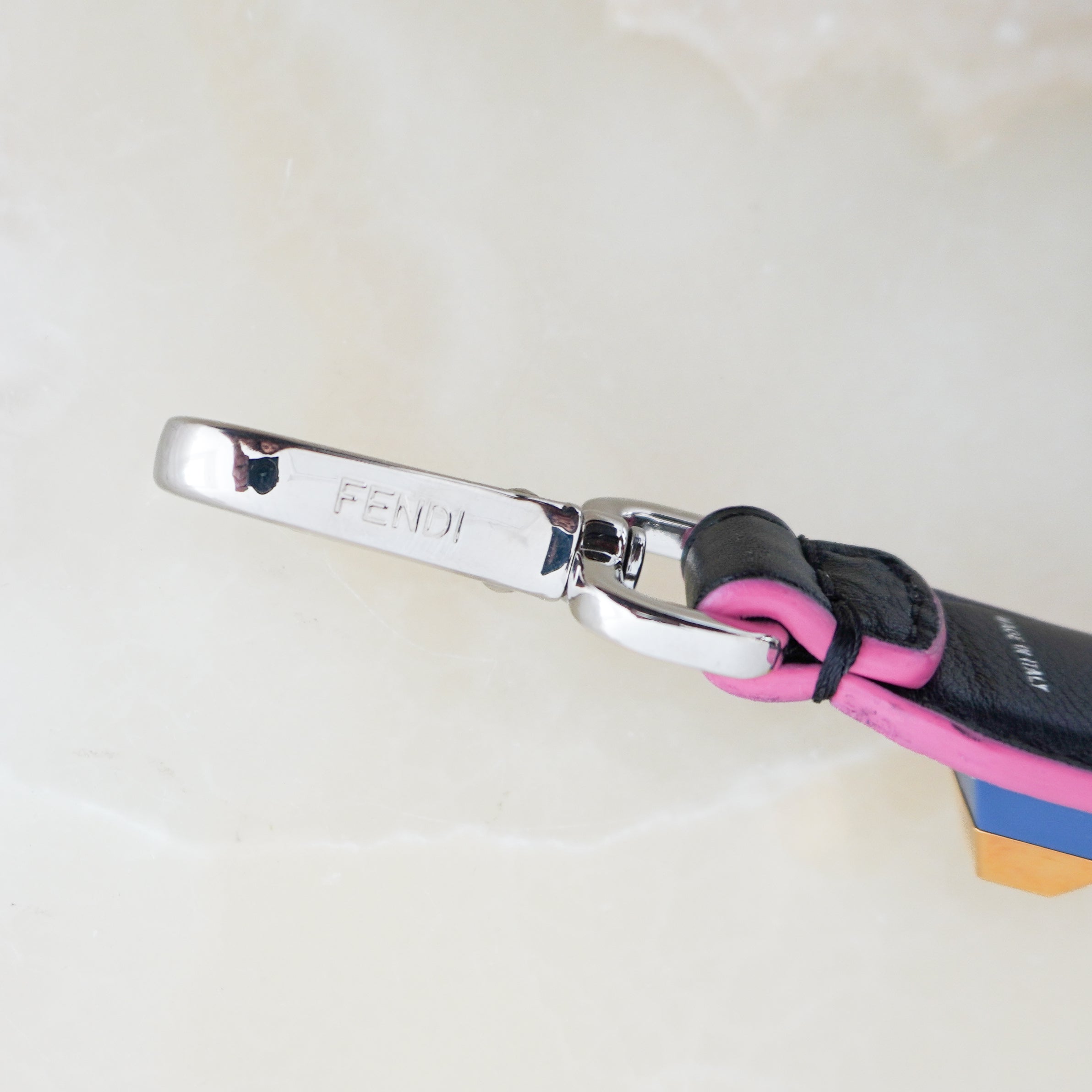 Fendi Mini Strap You Multicolour Studded Leather Bag Strap (RRP £600) | Authentic Preloved FINAL SALE