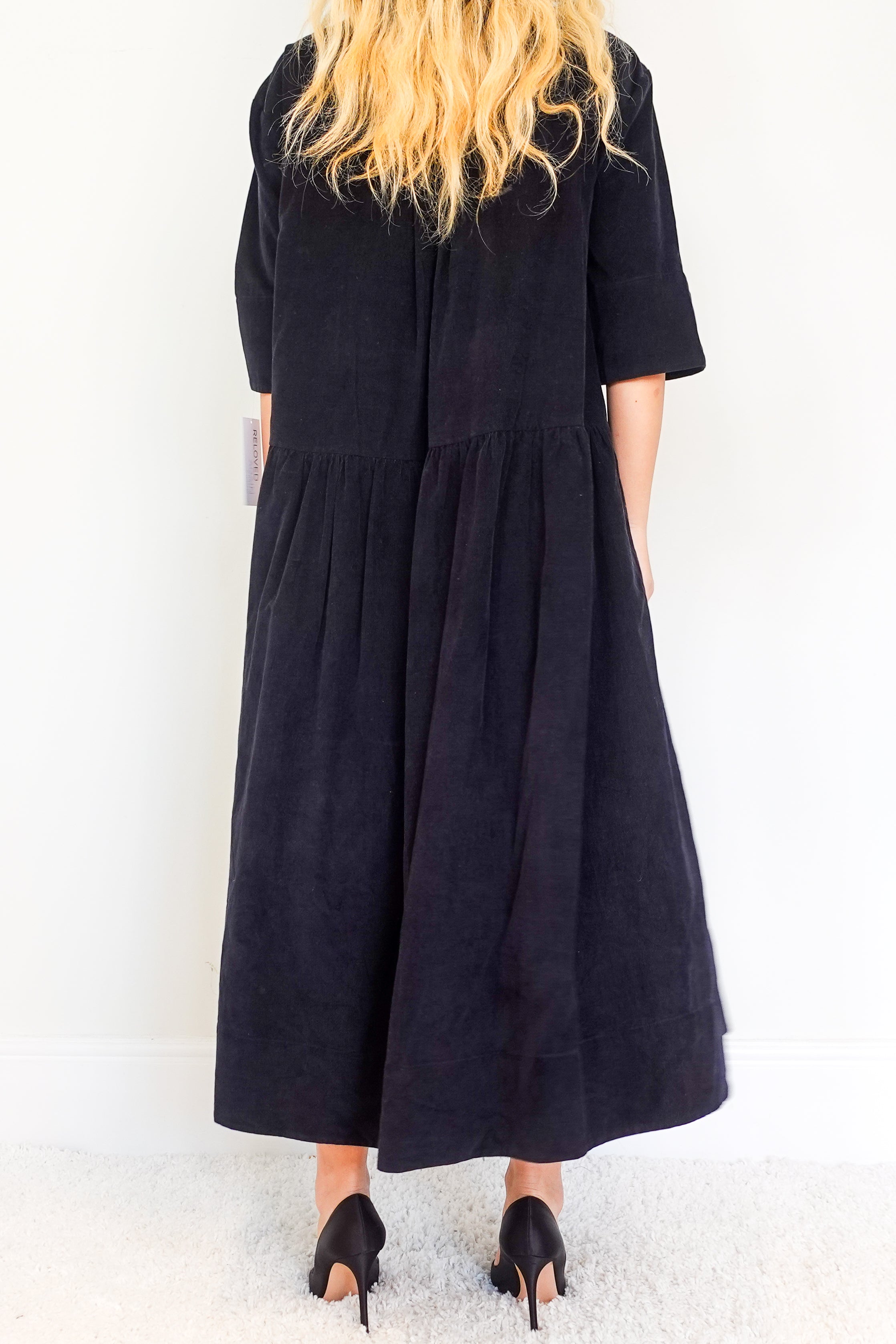 Corduroy Navy Dress RRP £165