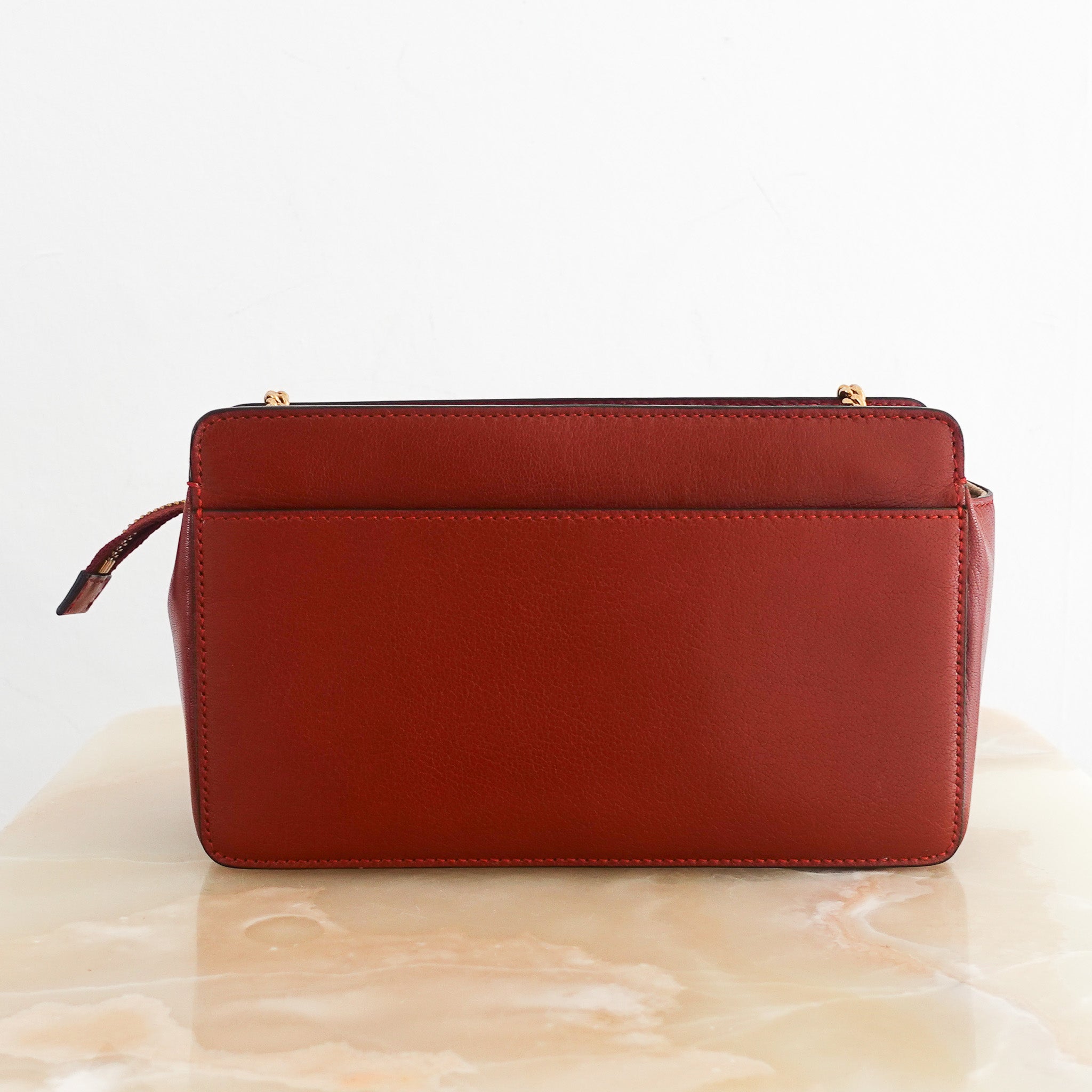 Givenchy Terracotta Diamond Quilted Pocket Bag | Authentic Preloved - Reloved Again
