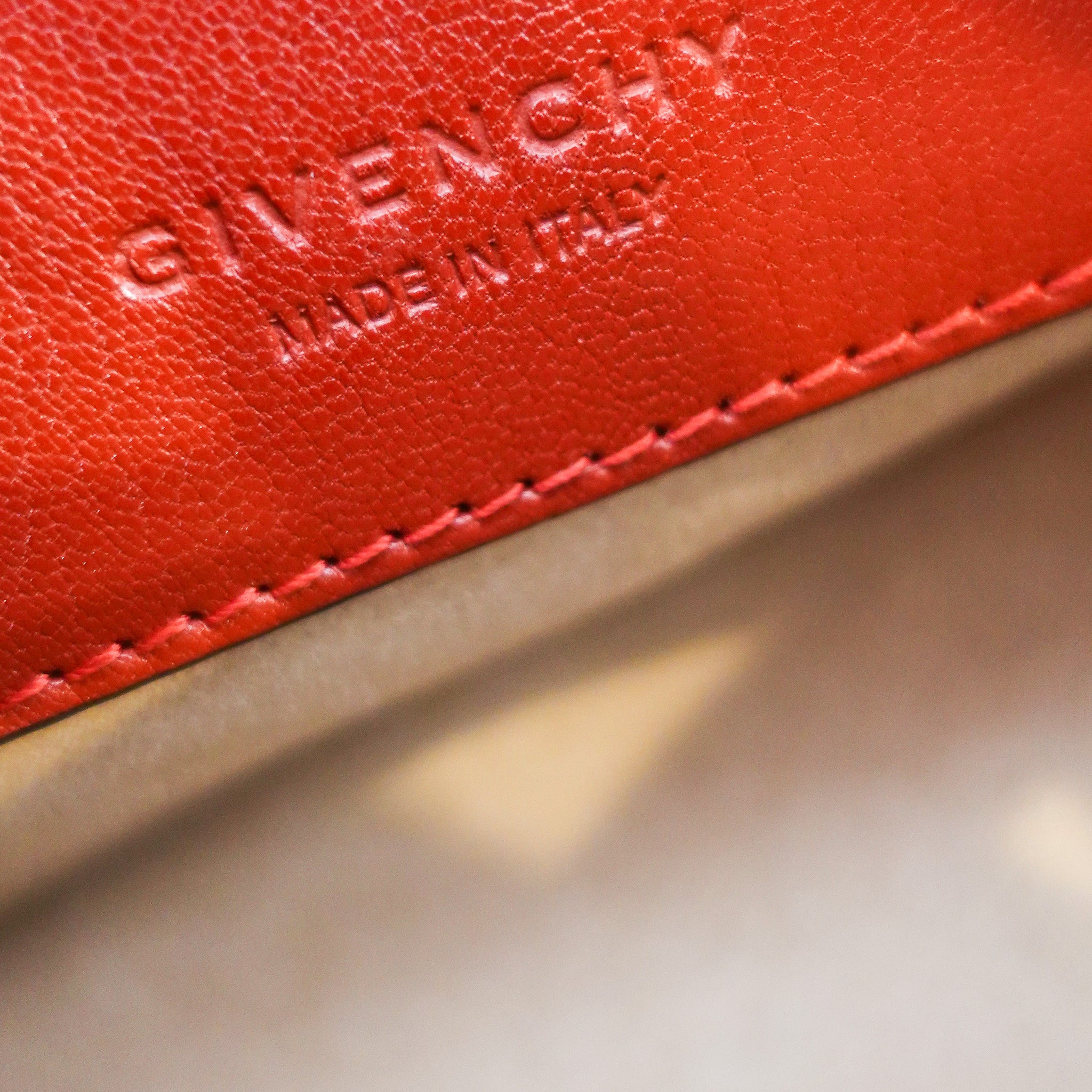 Givenchy Terracotta Diamond Quilted Pocket Bag | Authentic Preloved - Reloved Again