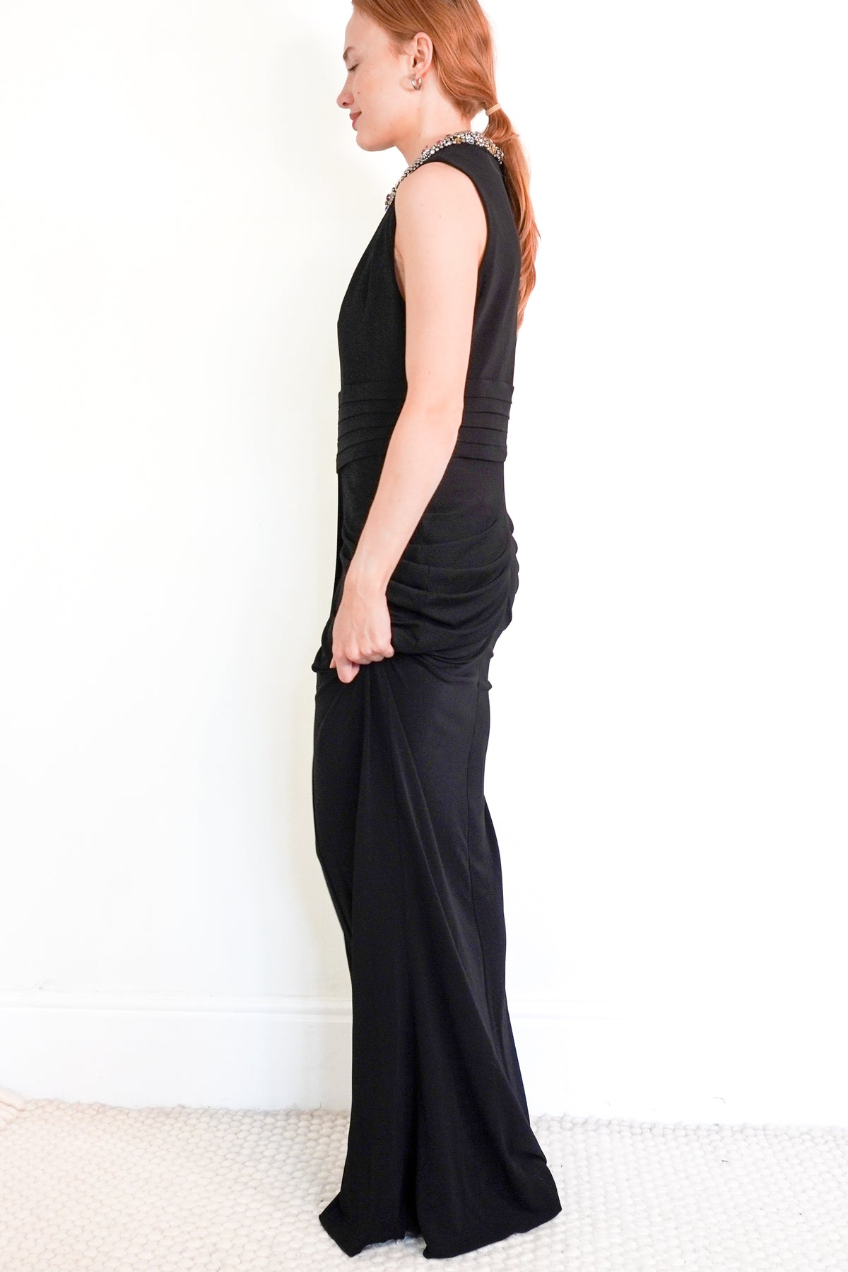 Alexander McQueen Embellished Neck Gown (RRP £2000) | Authentic Preloved