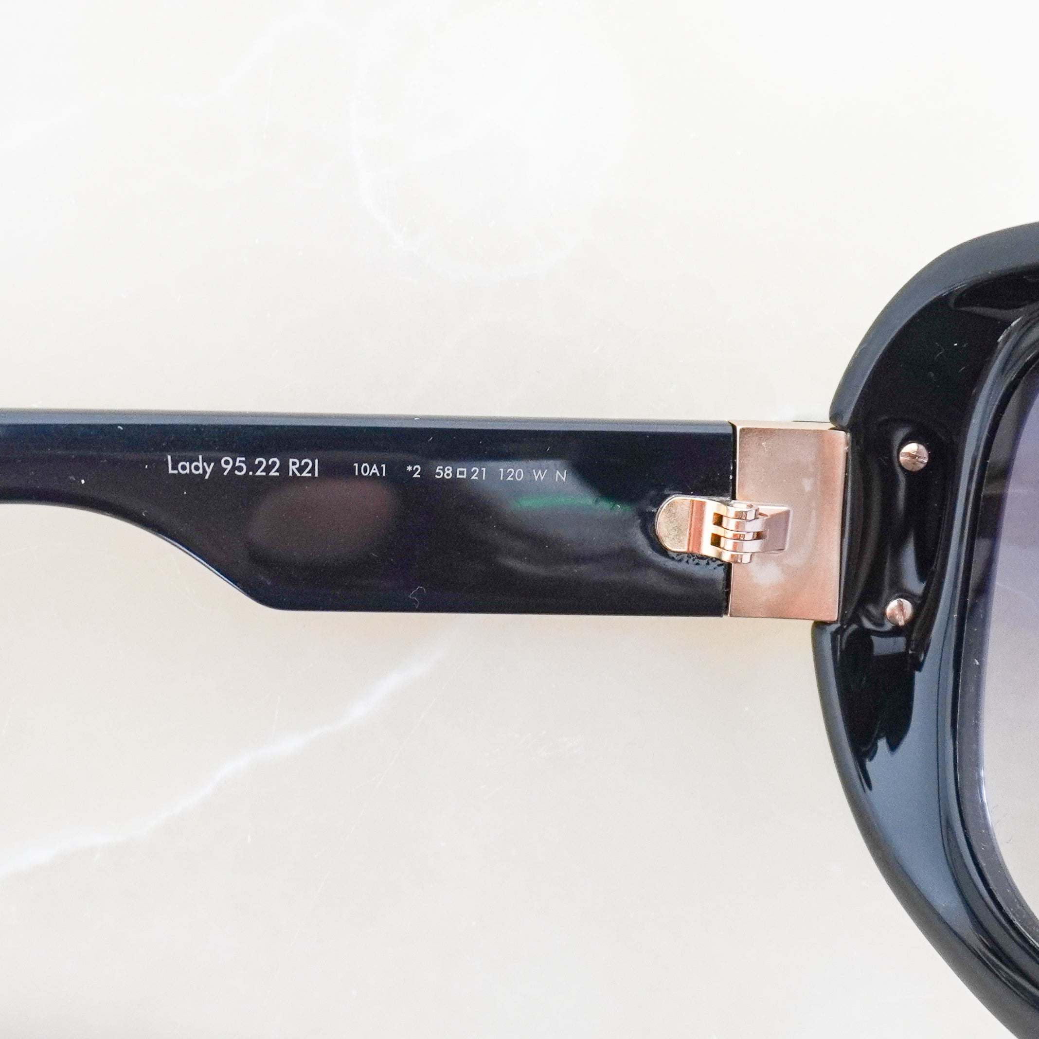 Christian Dior Lady 95.22 R2I Black Cannage Sunglasses (RRP £460) | Authentic Preloved FINAL SALE