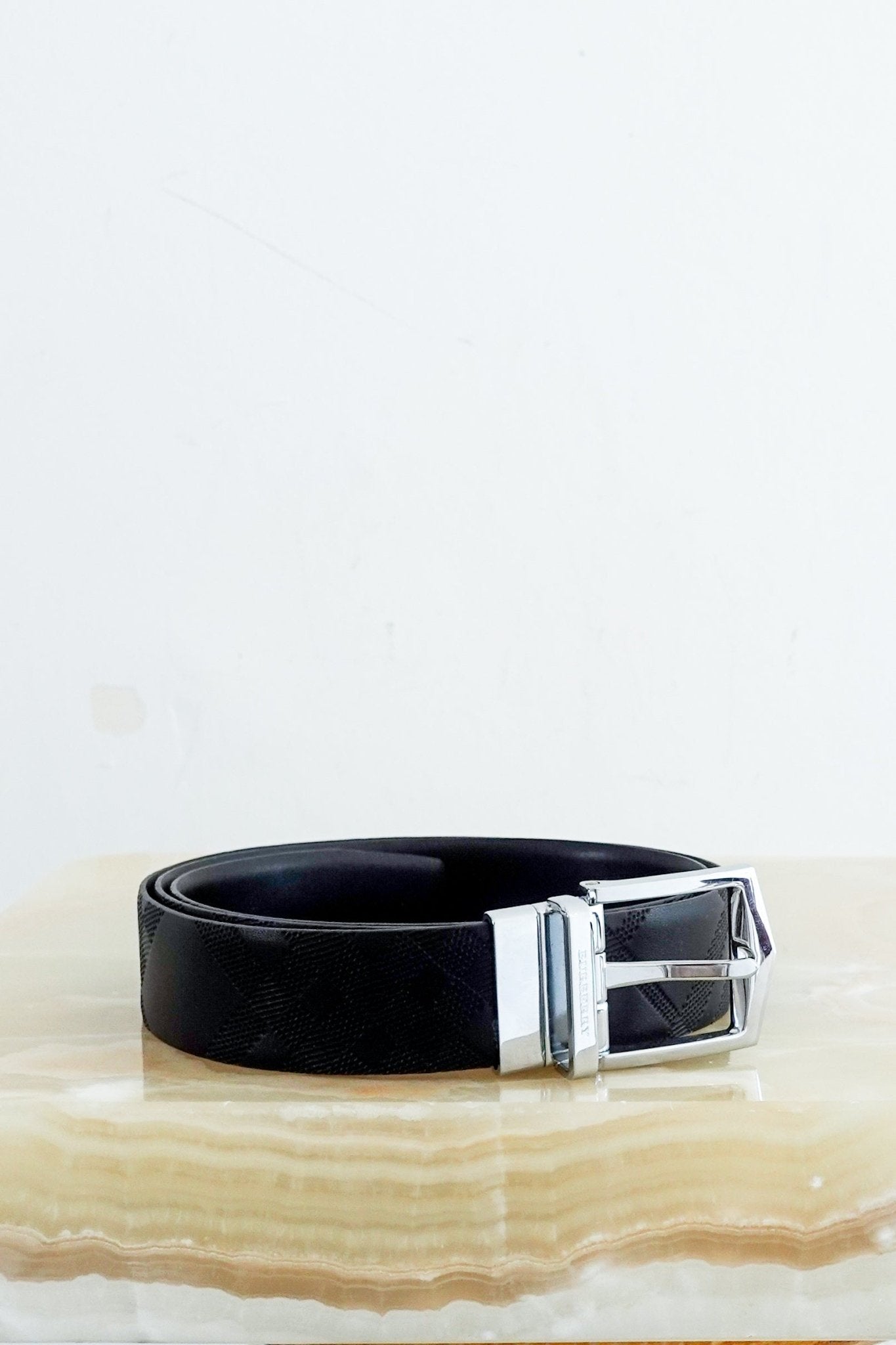 Burberry Black belt RRP £350 - Reloved Again