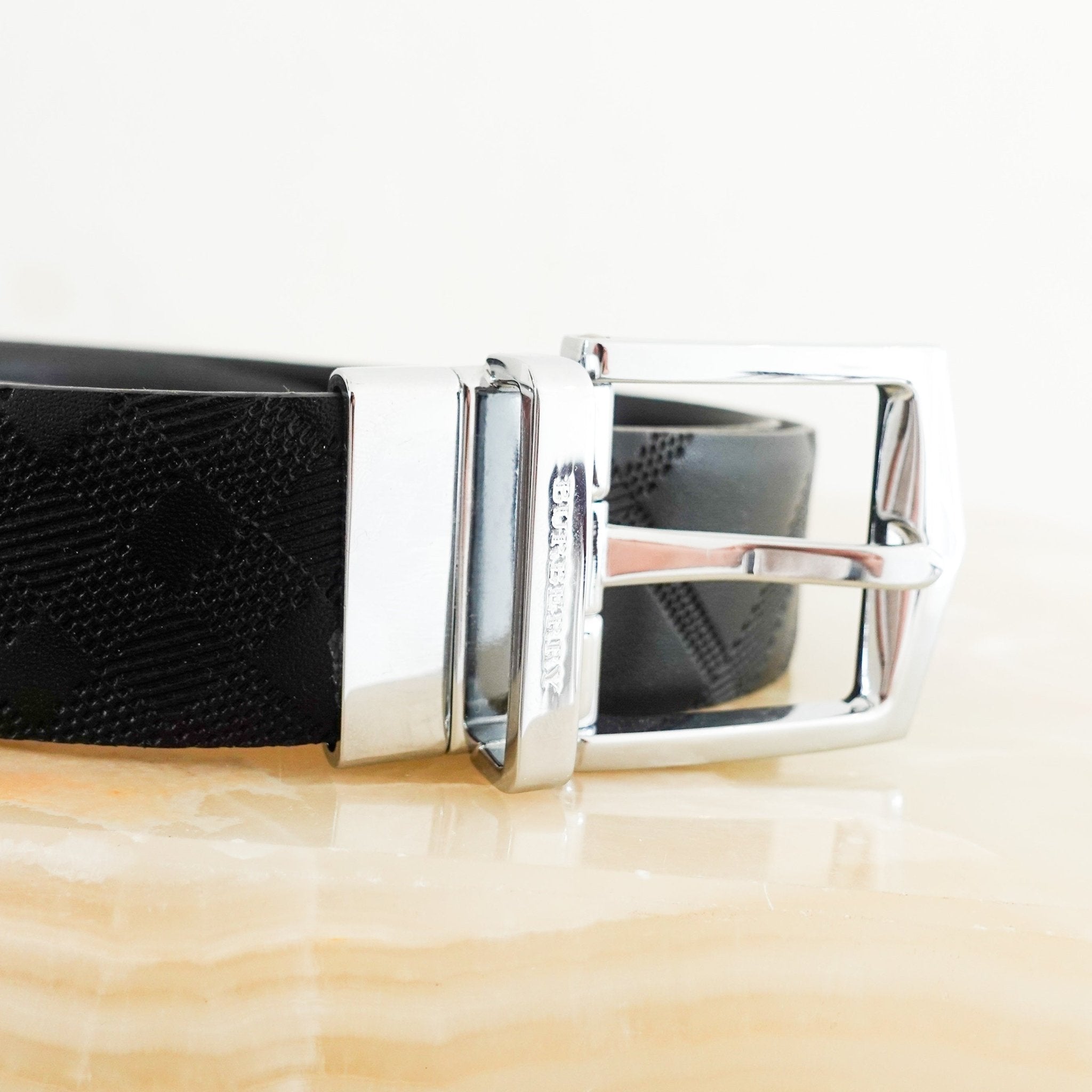 Burberry Black belt RRP £350 - Reloved Again