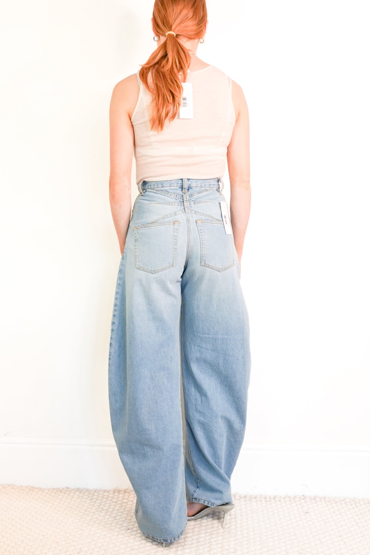 Alaia High-Rise Barrel Jeans (RRP £1300) | Authentic Preloved