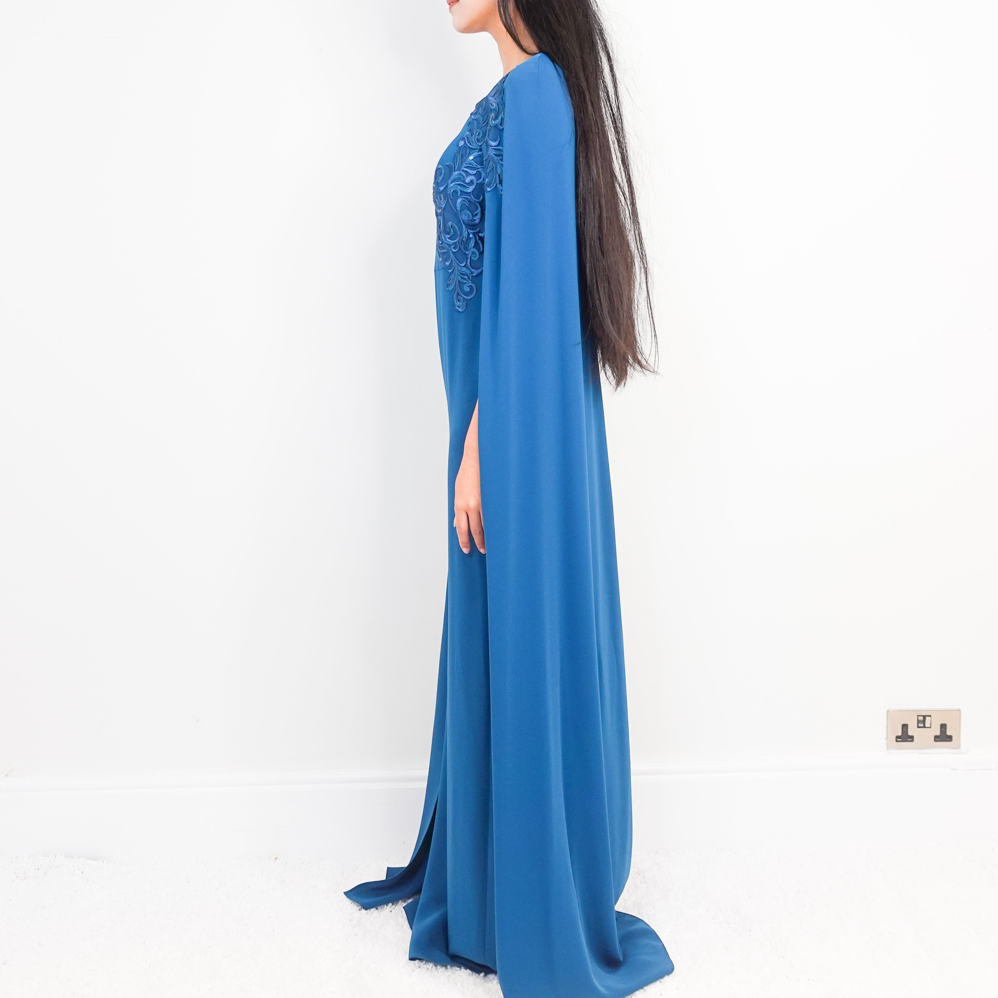 New cape dress RRP £650