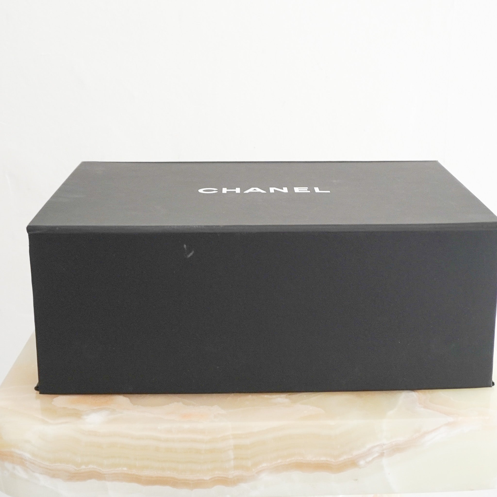 Chanel Shiny Calfskin Quilted Top Handle Box Bag | Authentic Preloved - Reloved Again