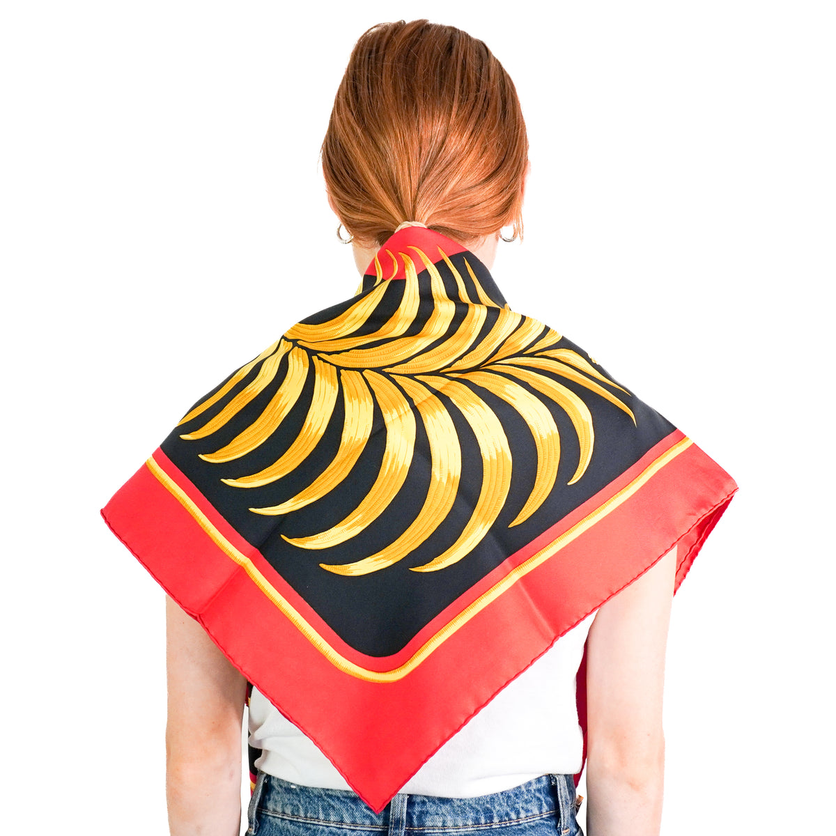 Hermès Carré 90 Silk Tiger Print Scarf (RRP £520) | FINAL SALE Authentic Preloved