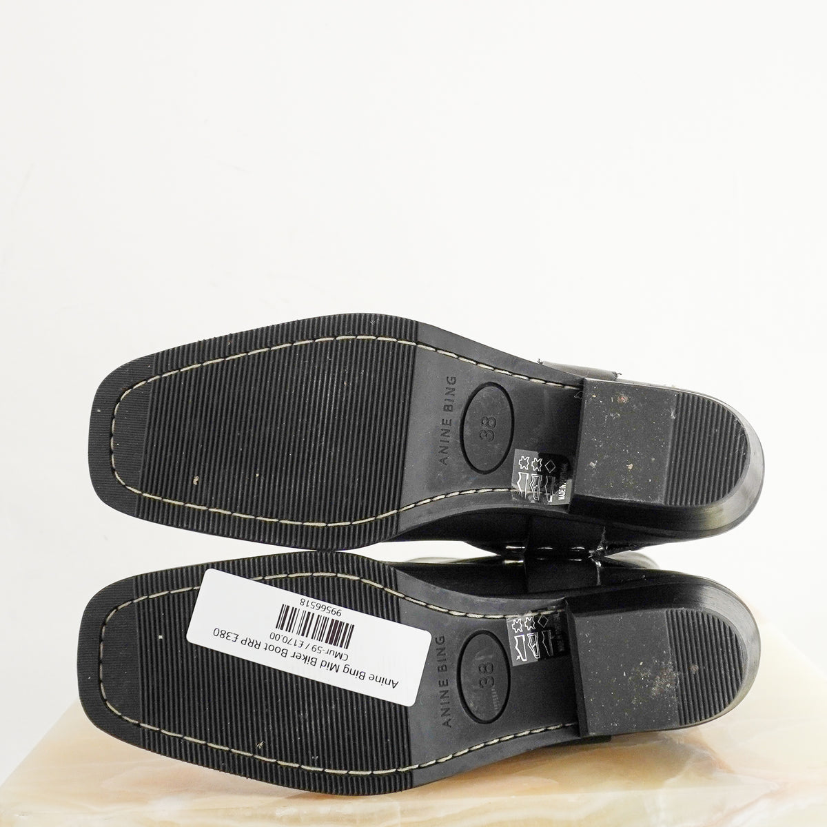 Anine Bing Mid Biker Boots (RRP £380) | Authentic Preloved