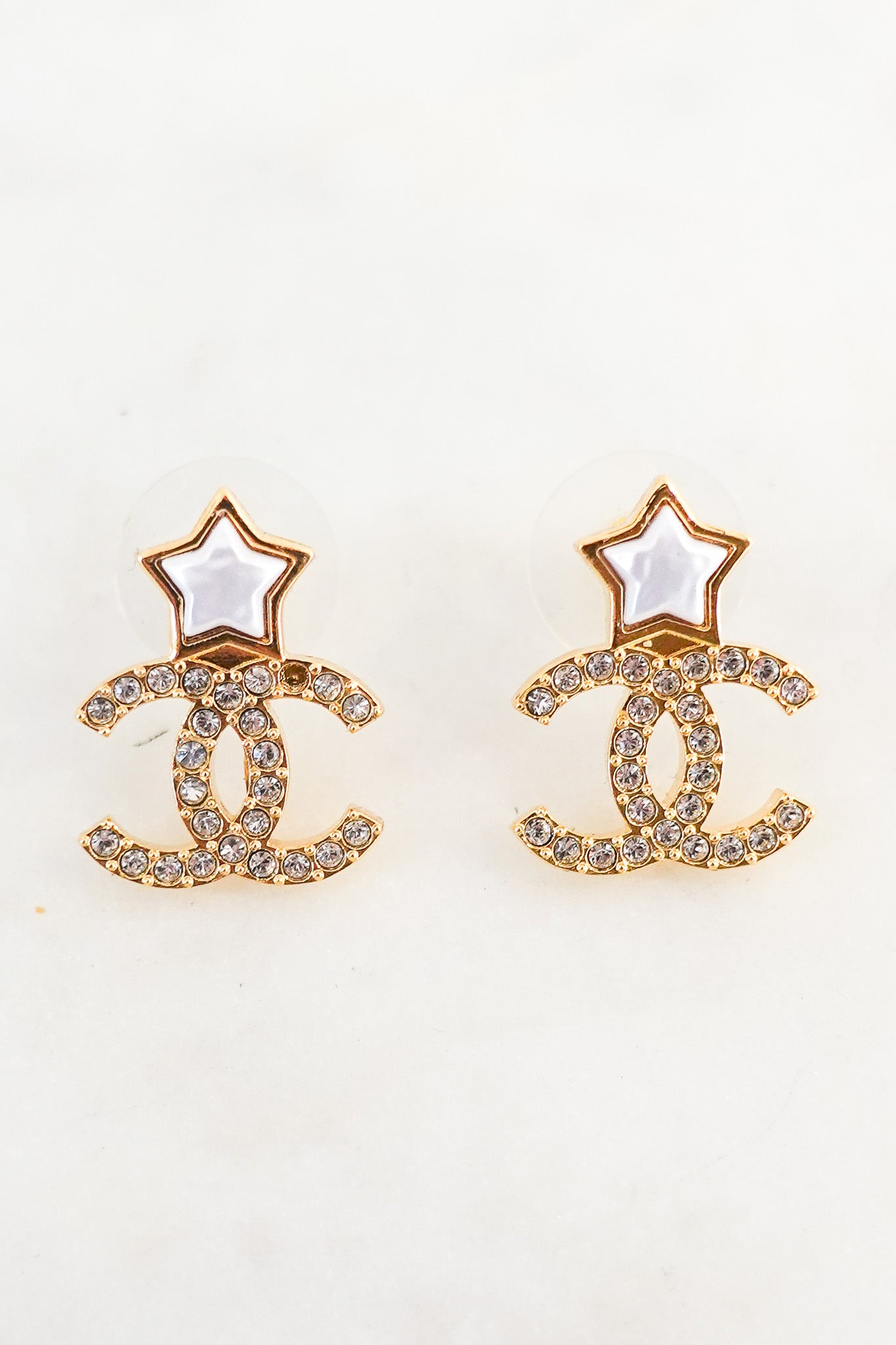 Double CC Star Earrings £500