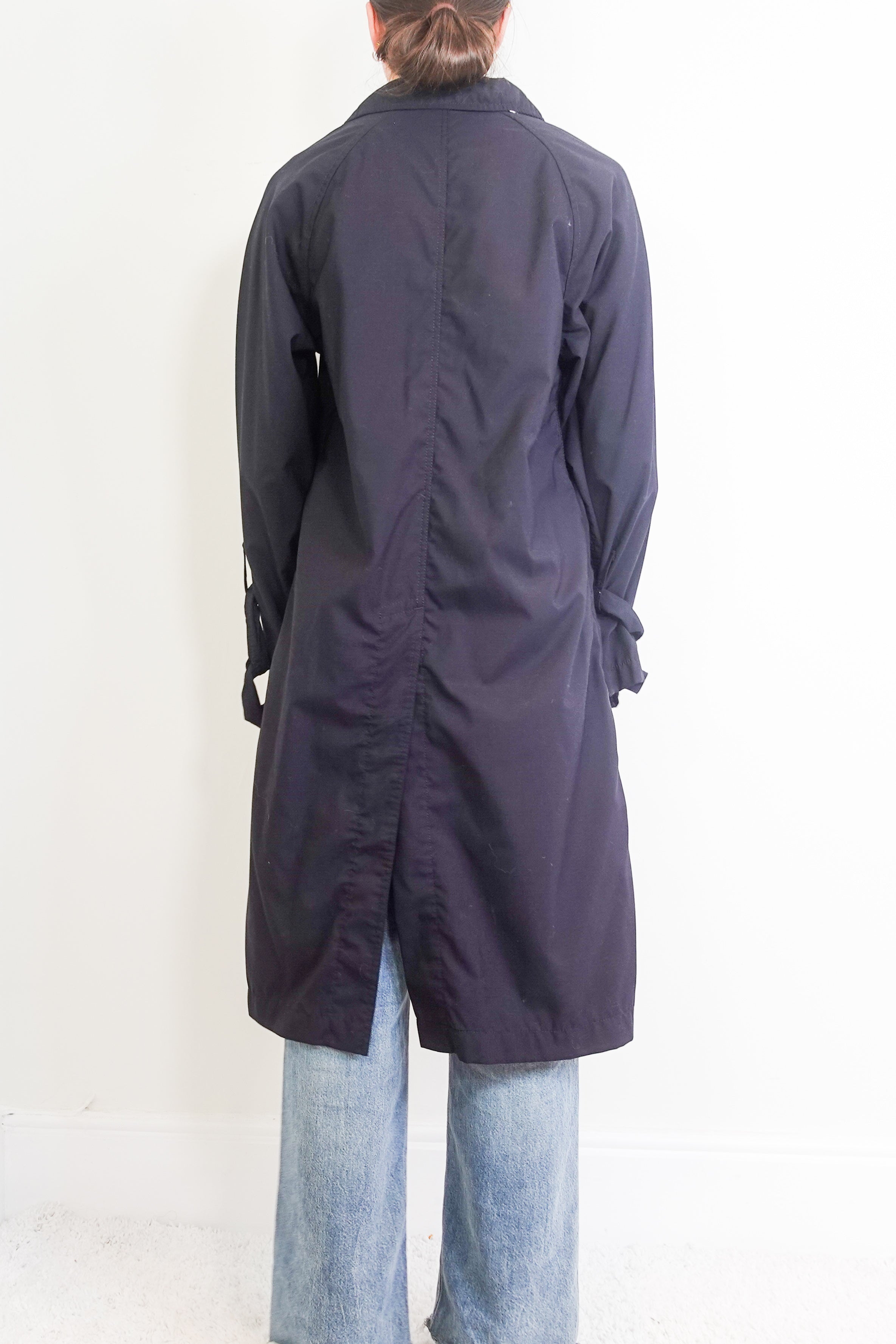 NEW Black trench coat RRP £500