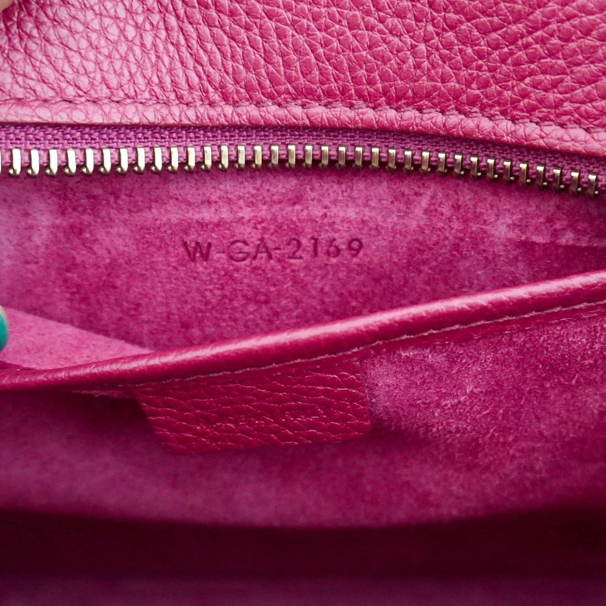 Celine Nano Luggage Bag in Raspberry Drummed Calfskin (RRP £1750) | Authentic Preloved - Reloved Again