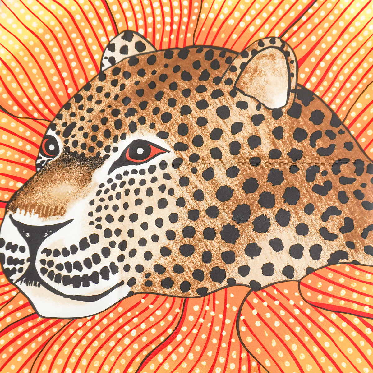 Hermès Baobab Cat 2018 Carré 90 Silk Scarf (RRP £520) FINAL SALE Authentic Preloved