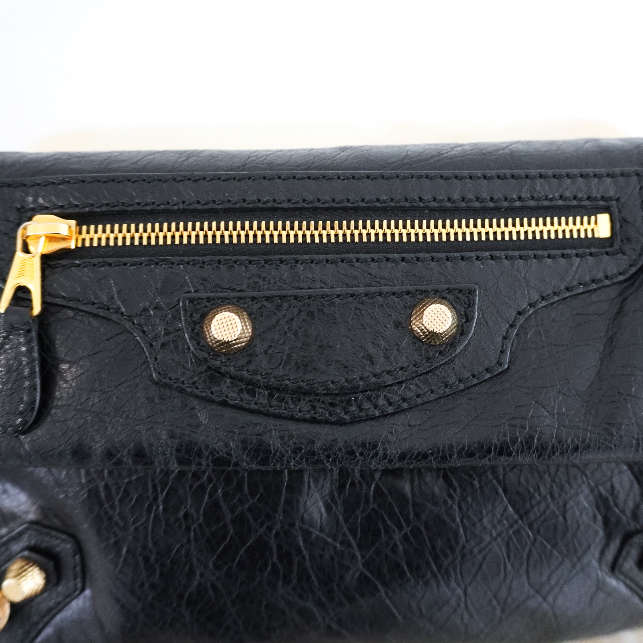 Balenciaga Agneau Envelope Clutch Crossbody Bag in Black | Authentic Preloved - Reloved Again