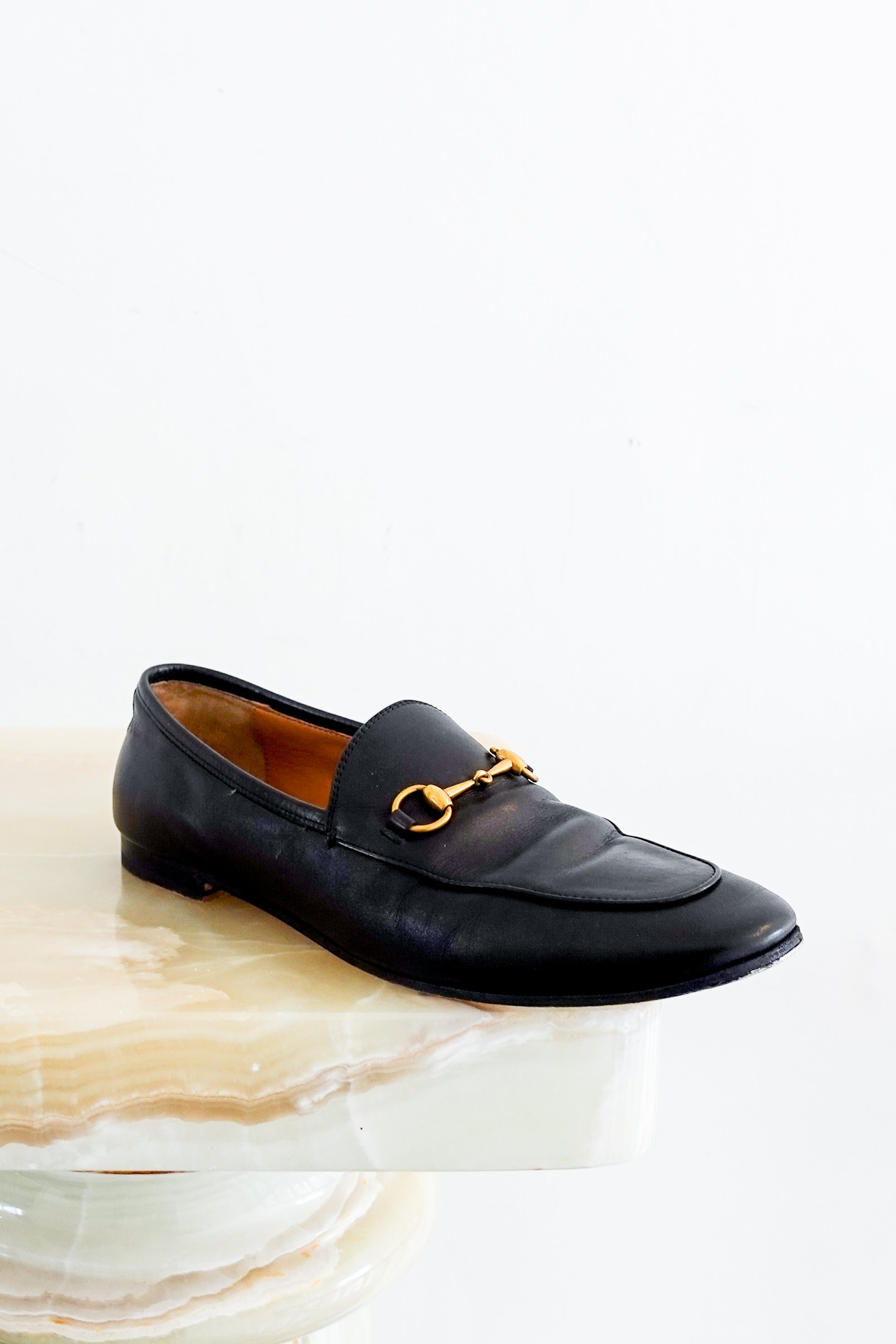Black Princetown loafers RRP £700