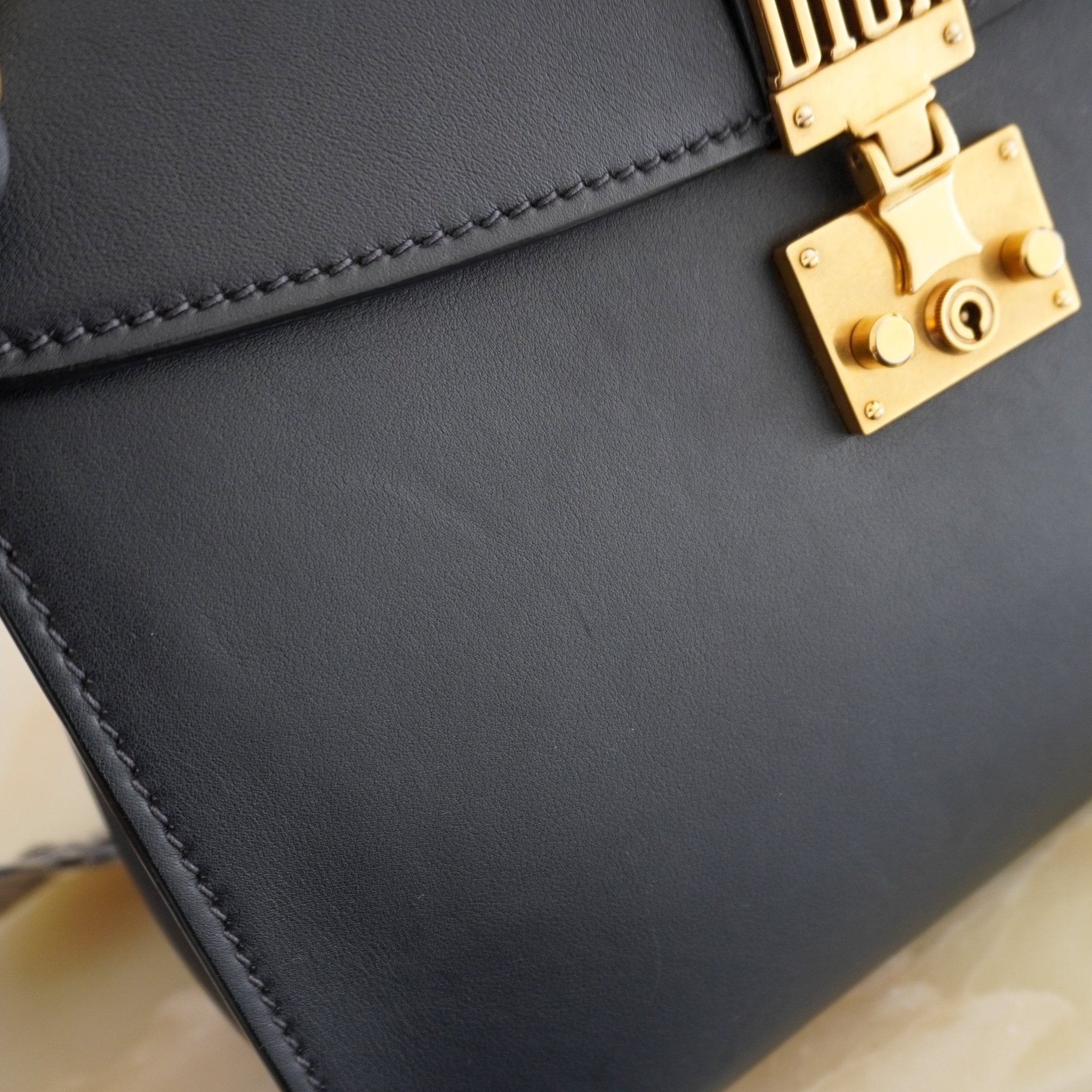 Christian Dior Dioraddict Medium Top Handle Bag in Black Calfskin (RRP £2400) | Authentic Preloved - Reloved Again