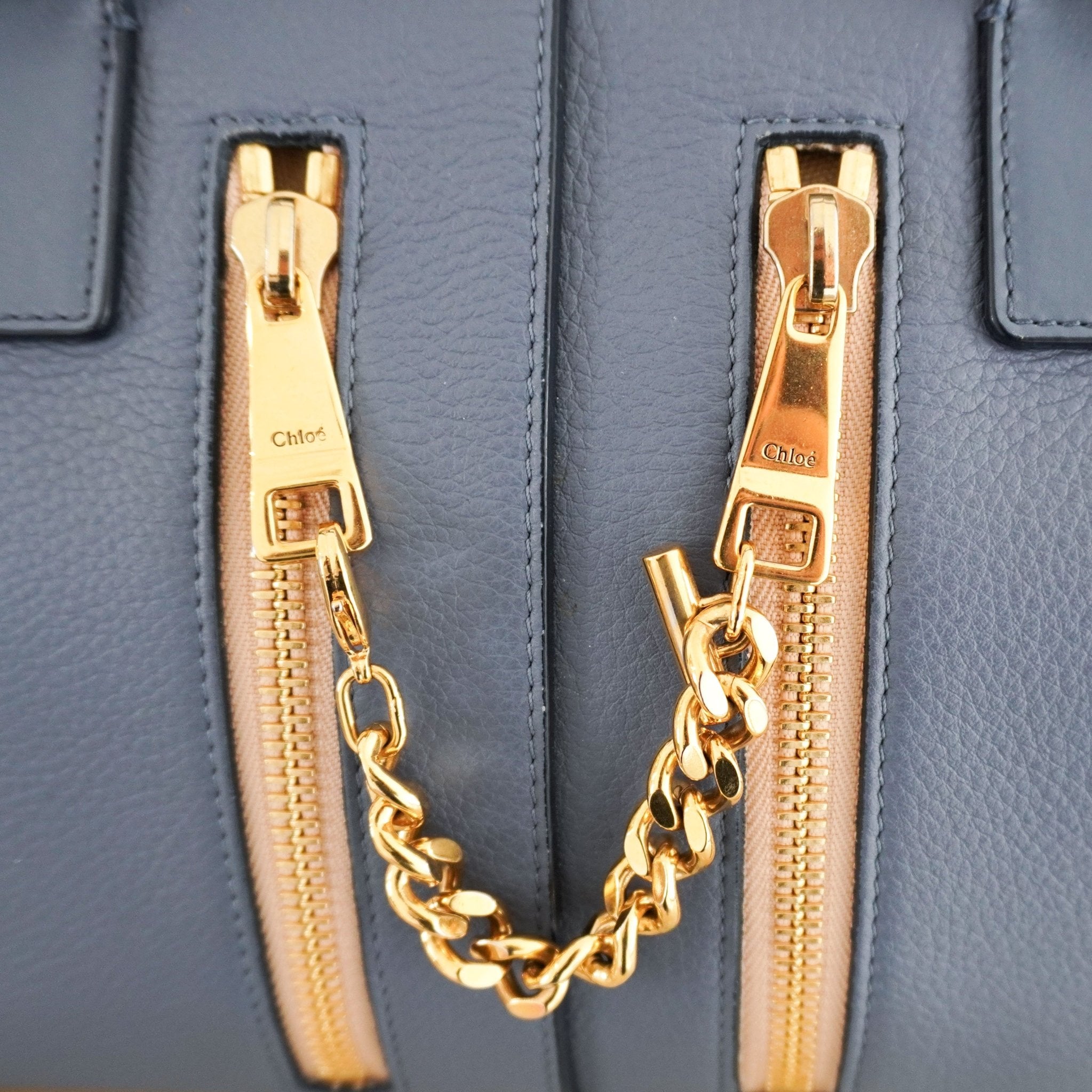 Chloe Blue Medium Cate Satchel RRP £1490 | Authentic Preloved - Reloved Again