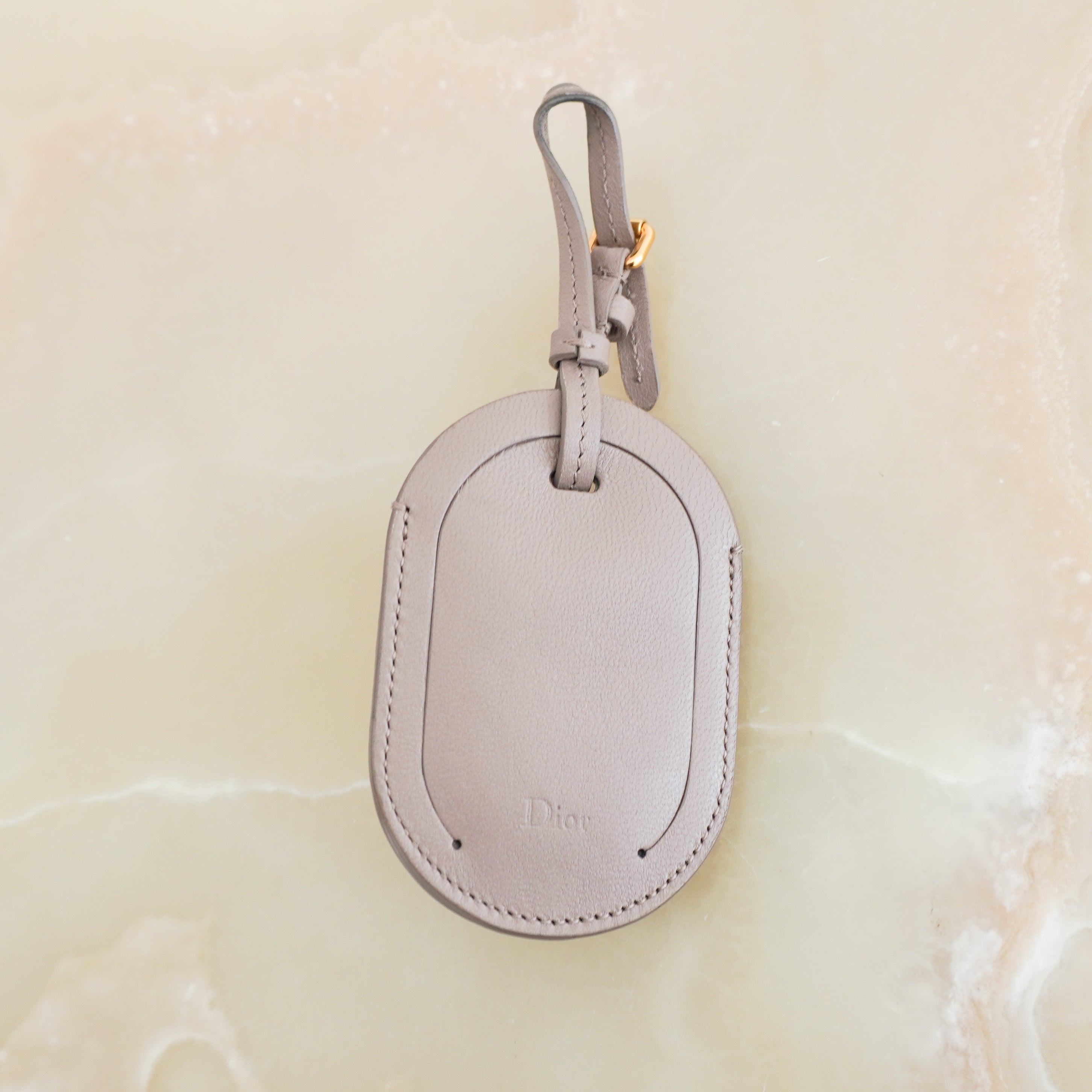 Dior Embroidered Animal Leather Luggage Tag Bag Charm (RRP £400) | Authentic Preloved FINAL SALE