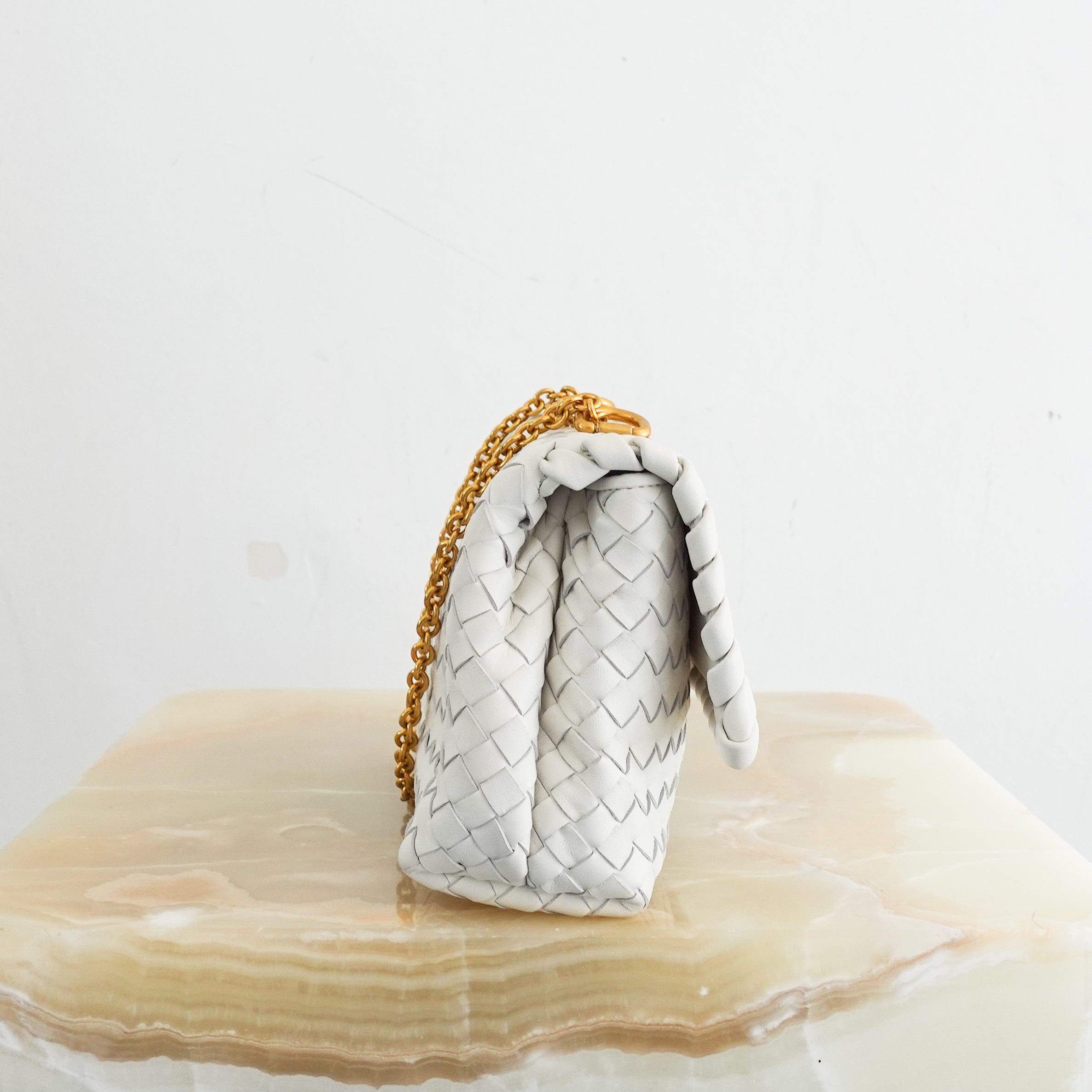 White quilted crossbody bag RRP £2000