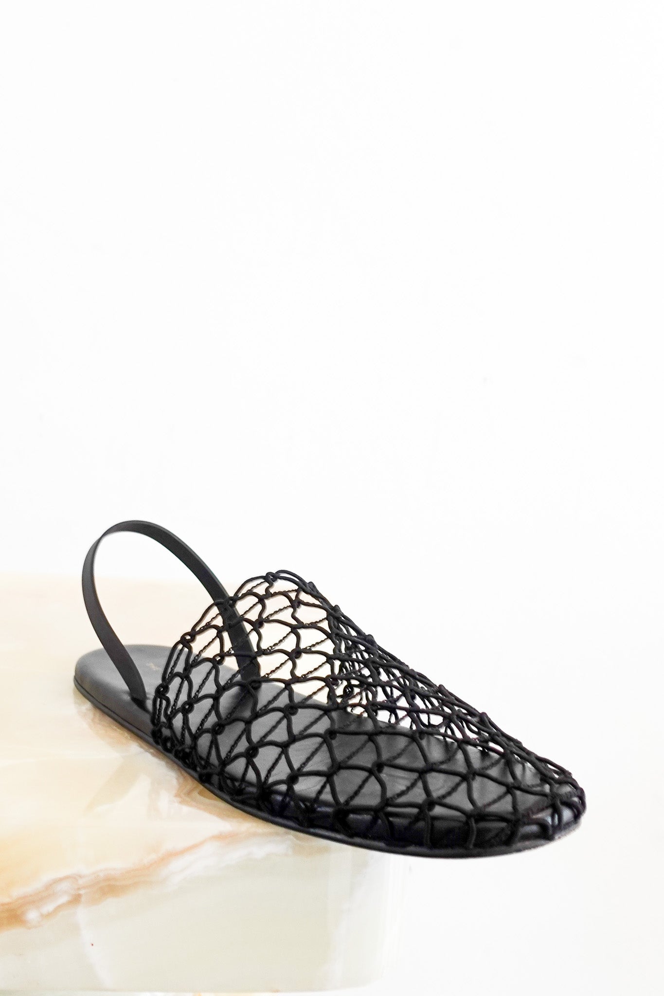 The Row Crochet Slingback Flats RRP £650