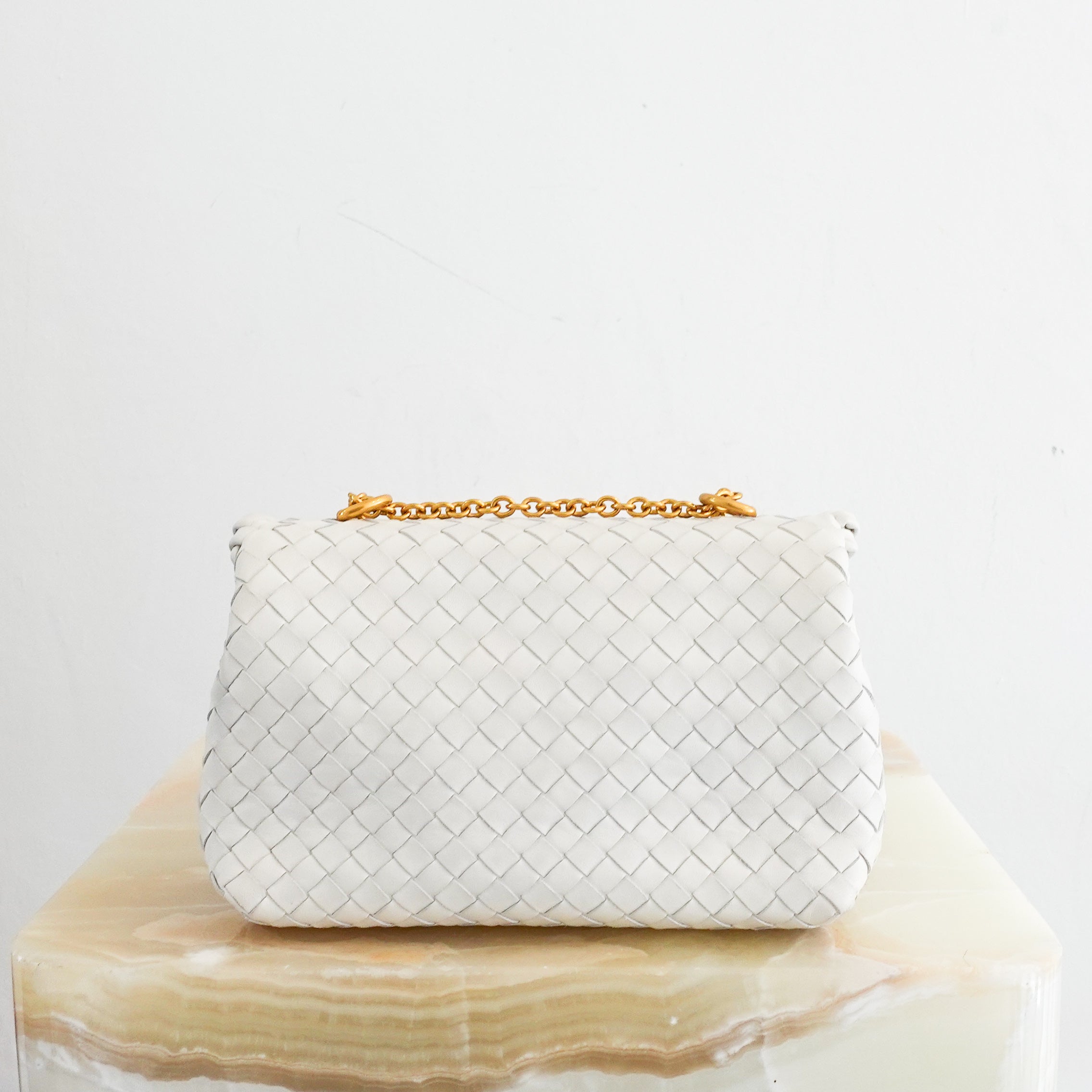 White quilted crossbody bag RRP £2000
