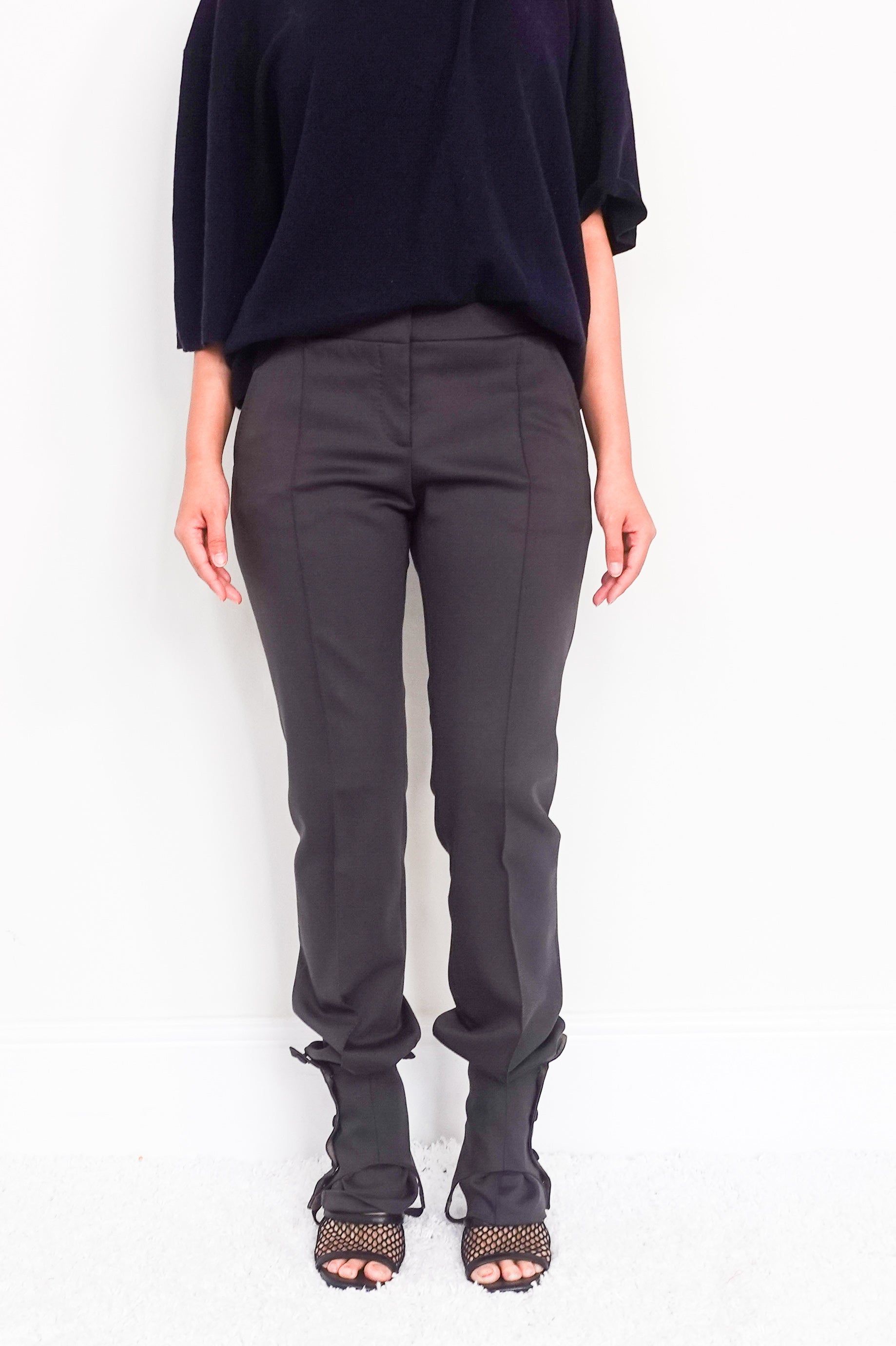 Grey wool trousers RRP £700