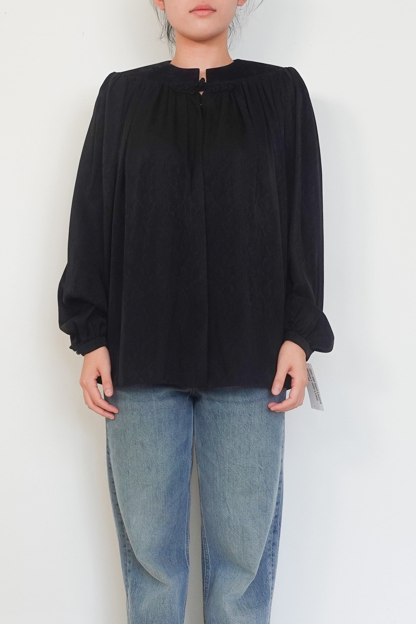 NEW Saint Laurent black Silk Blouse RRP £1000 | Authentic Preloved