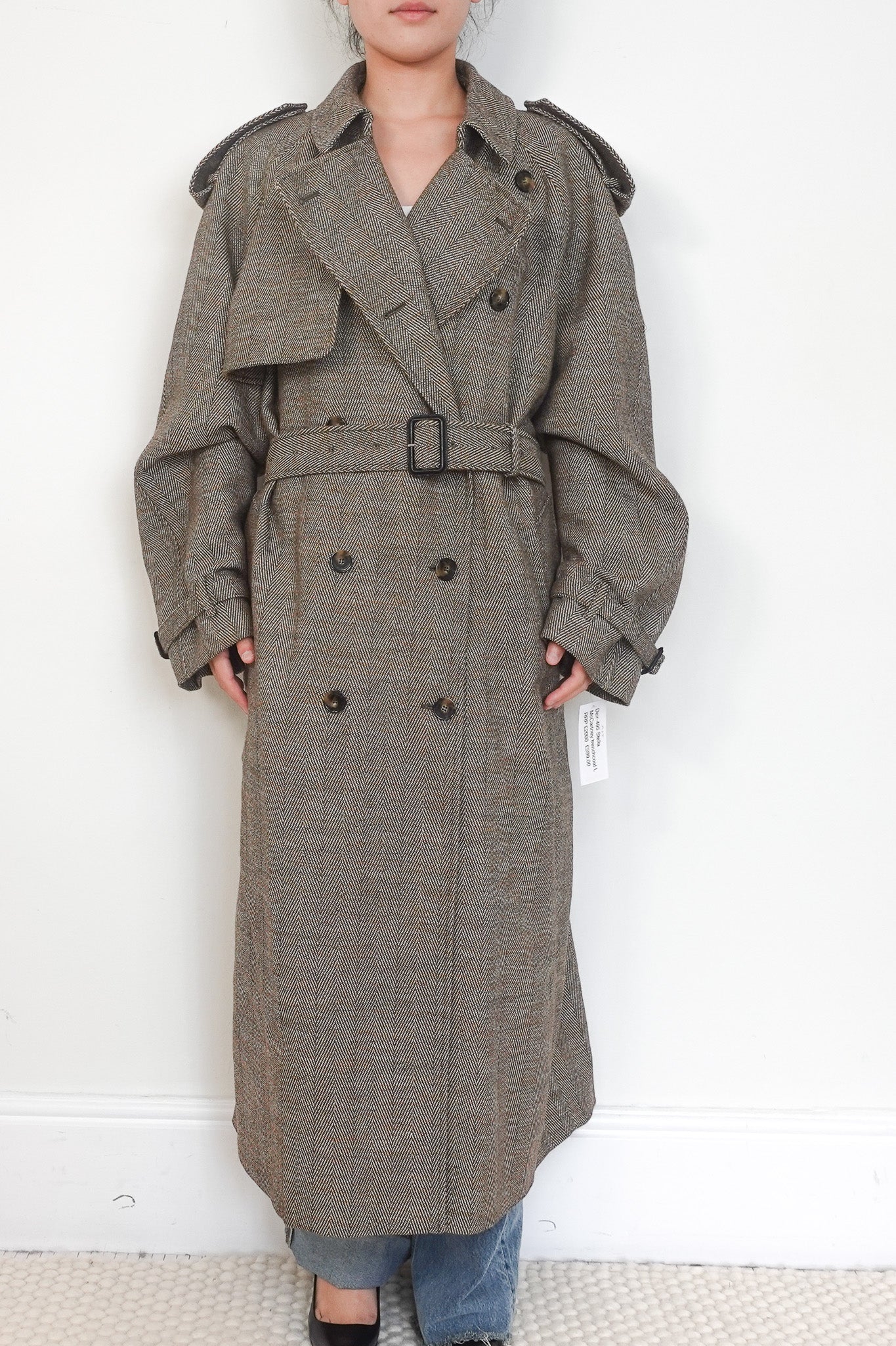 NEW Stella McCartney Brown Trench Coat RRP £2000  | Authentic Preloved