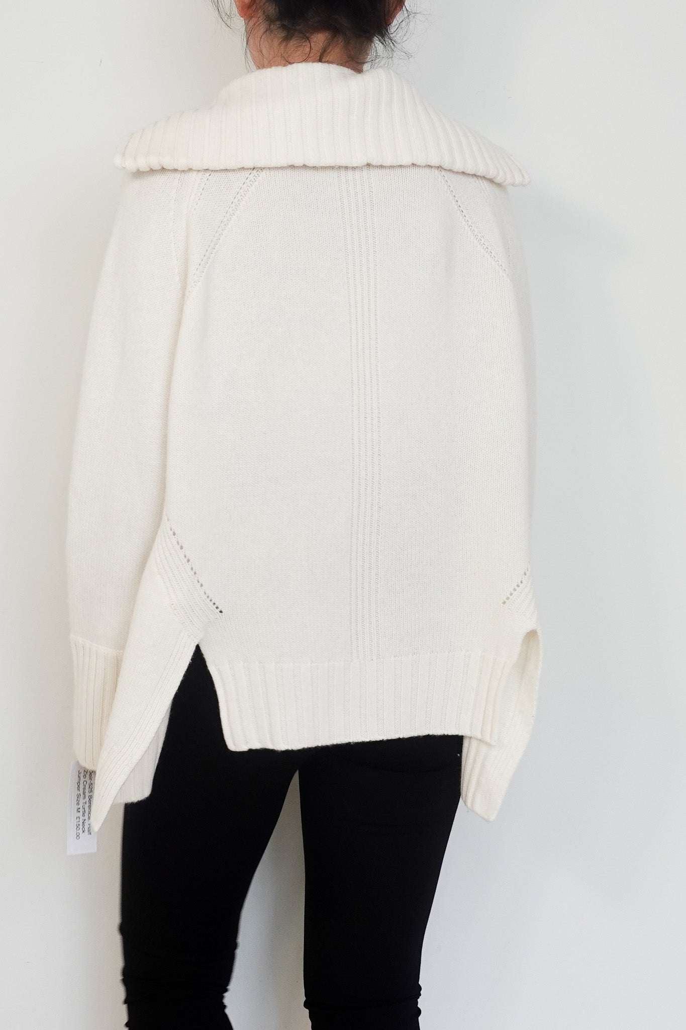 Berenice Half Zip Cream Wool Turtle Neck | Authentic Preloved