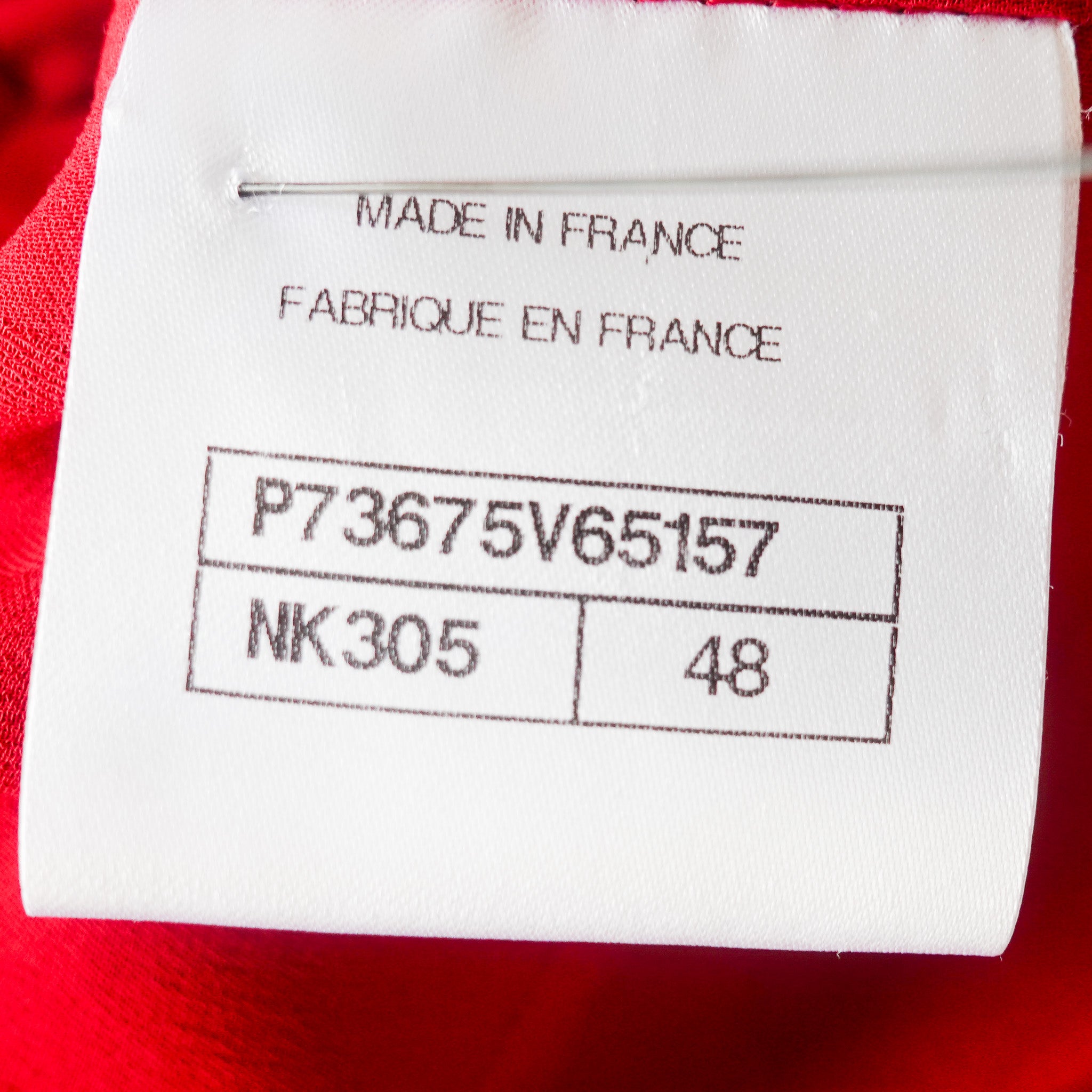 Chanel Red Boucle Jacket RRP £2300 | Authentic Preloved - Reloved Again