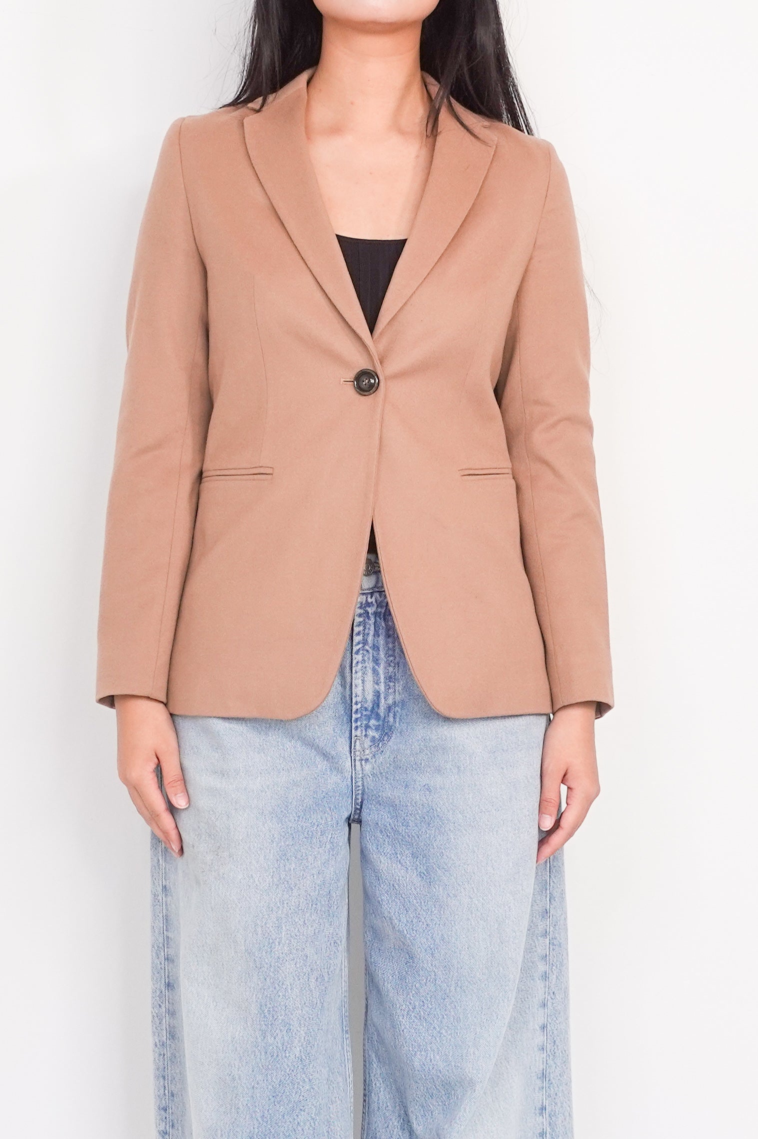 Beige wool blazer RRP £300