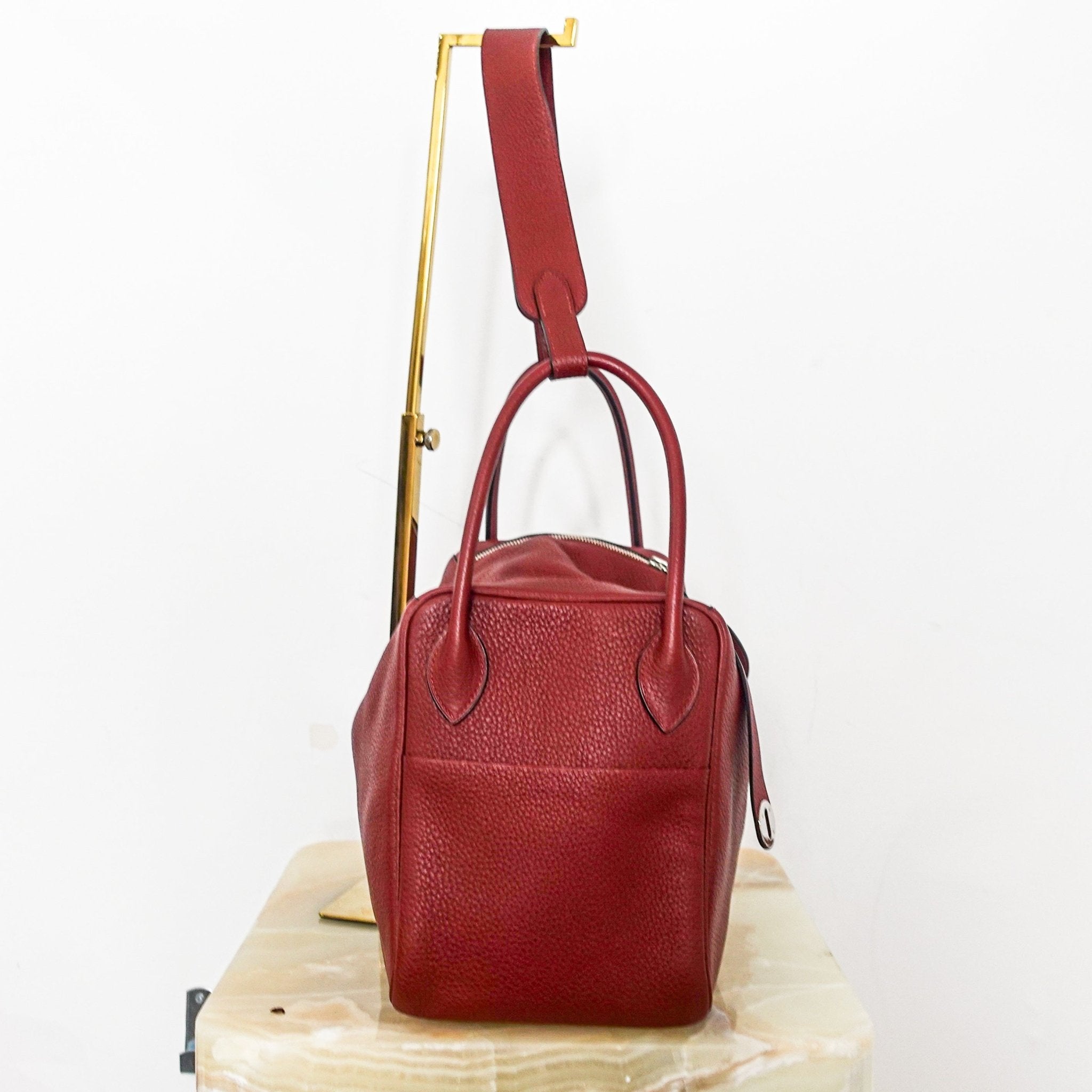 Hermès Lindy 35 – Bordeaux Leather Handbag RRP £7,500 | Authentic Preloved - Reloved Again