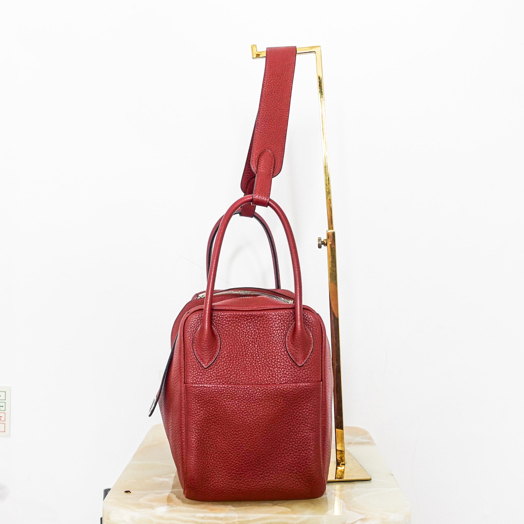 Hermès Lindy 35 – Bordeaux Leather Handbag RRP £7,500 | Authentic Preloved - Reloved Again