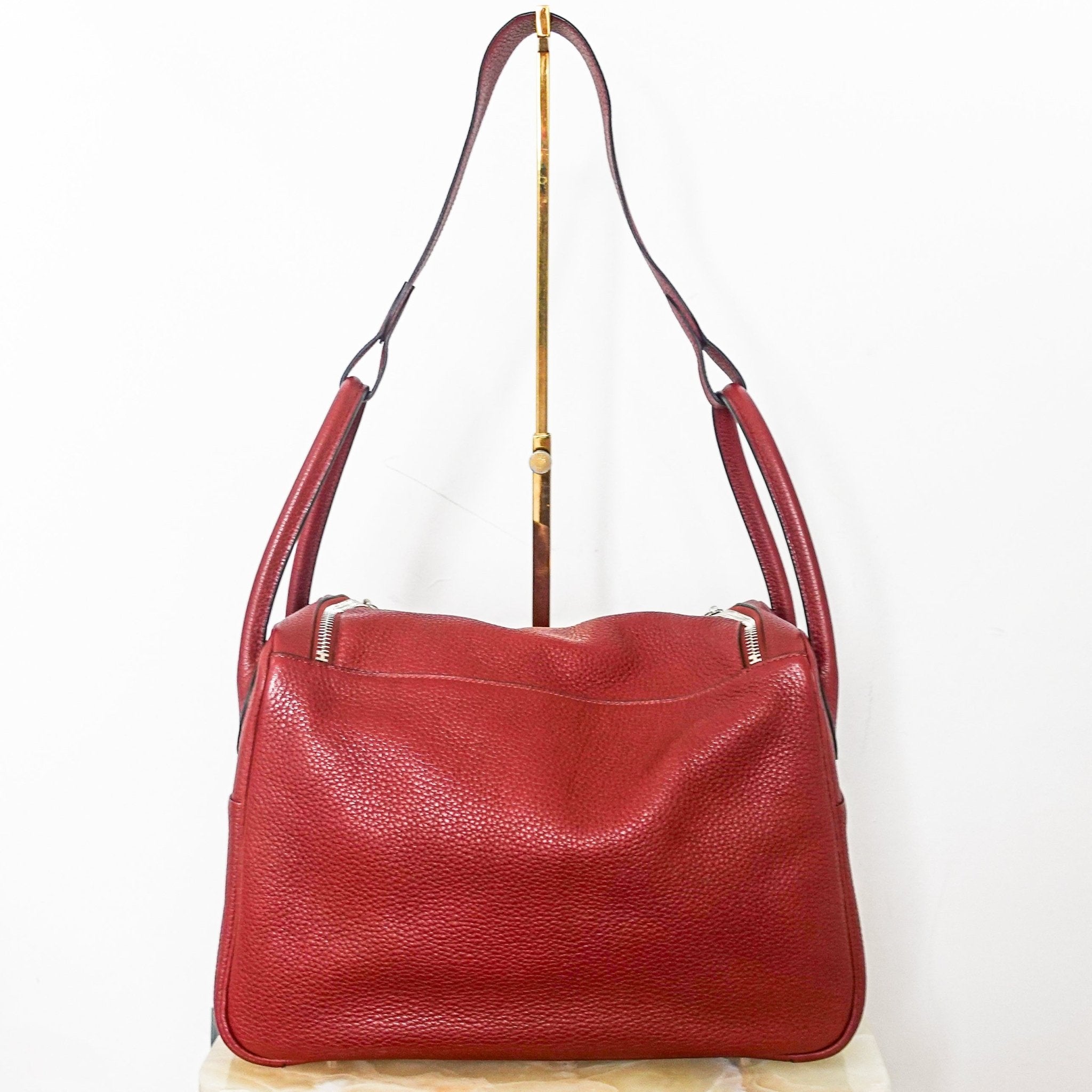 Hermès Lindy 35 – Bordeaux Leather Handbag RRP £7,500 | Authentic Preloved - Reloved Again