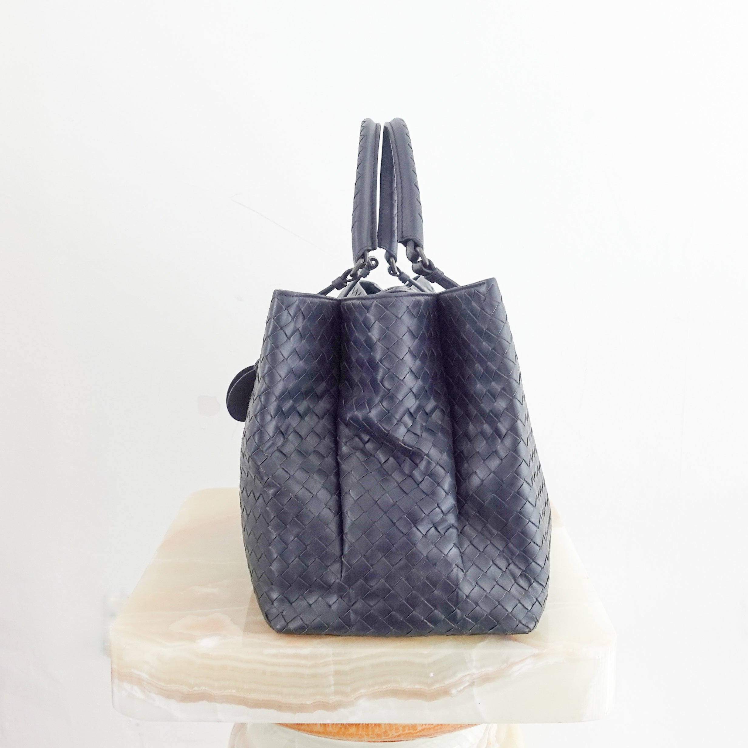 Roma handbag in navy RRP £2.8k