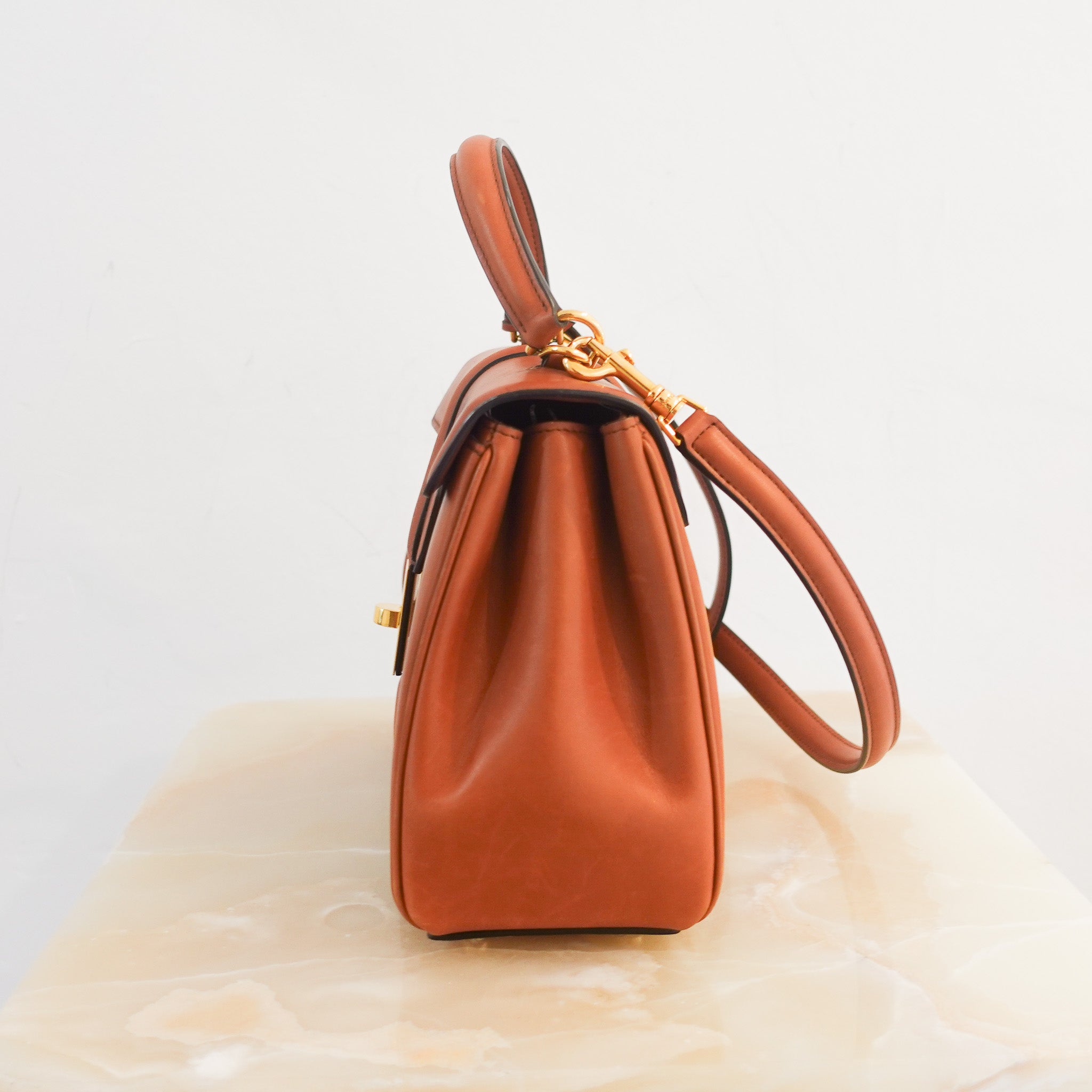 CURRENT SEASON Celine Classique 16 Small Handbag in Tan £3400 | Authentic Preloved - Reloved Again