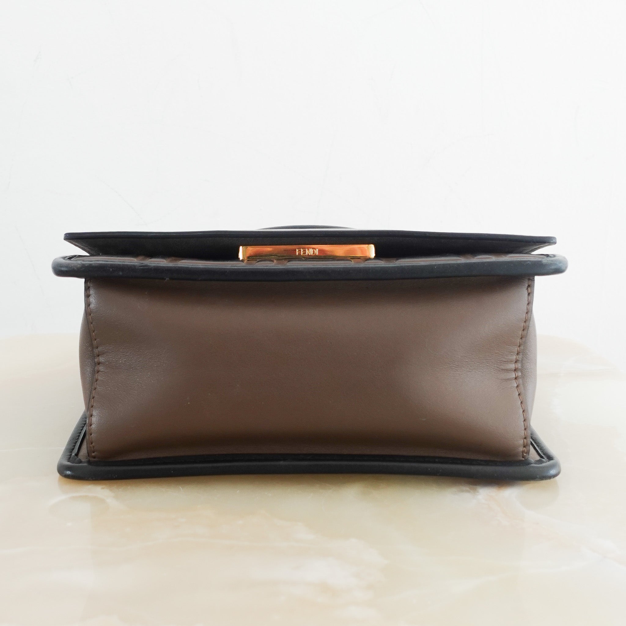 Fendi Kan I F Shoulder brown Bag RRP £1890 | Authentic Preloved - Reloved Again