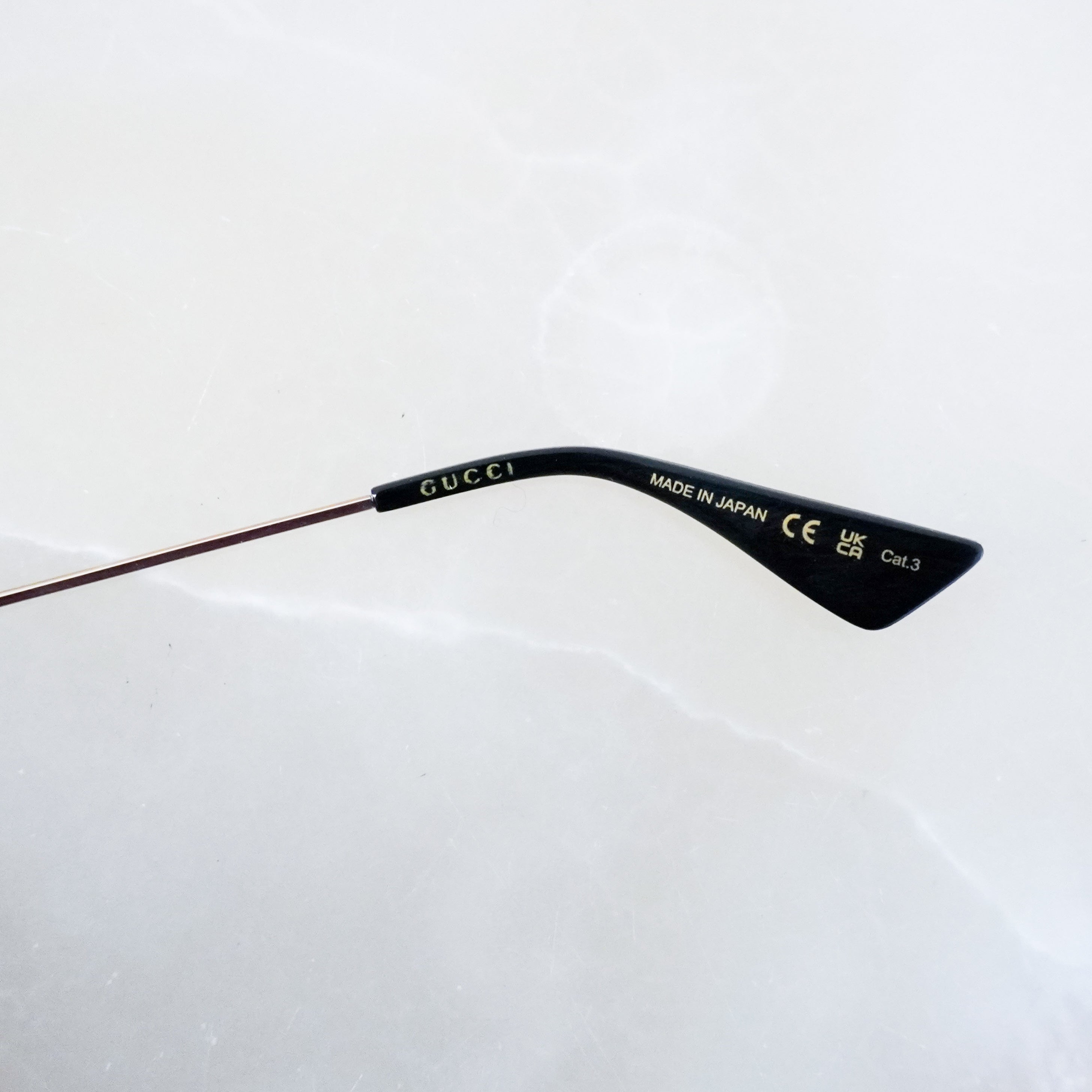 Gucci Black Round Sunglasses RRP £385 | Authentic Preloved FINAL SALE