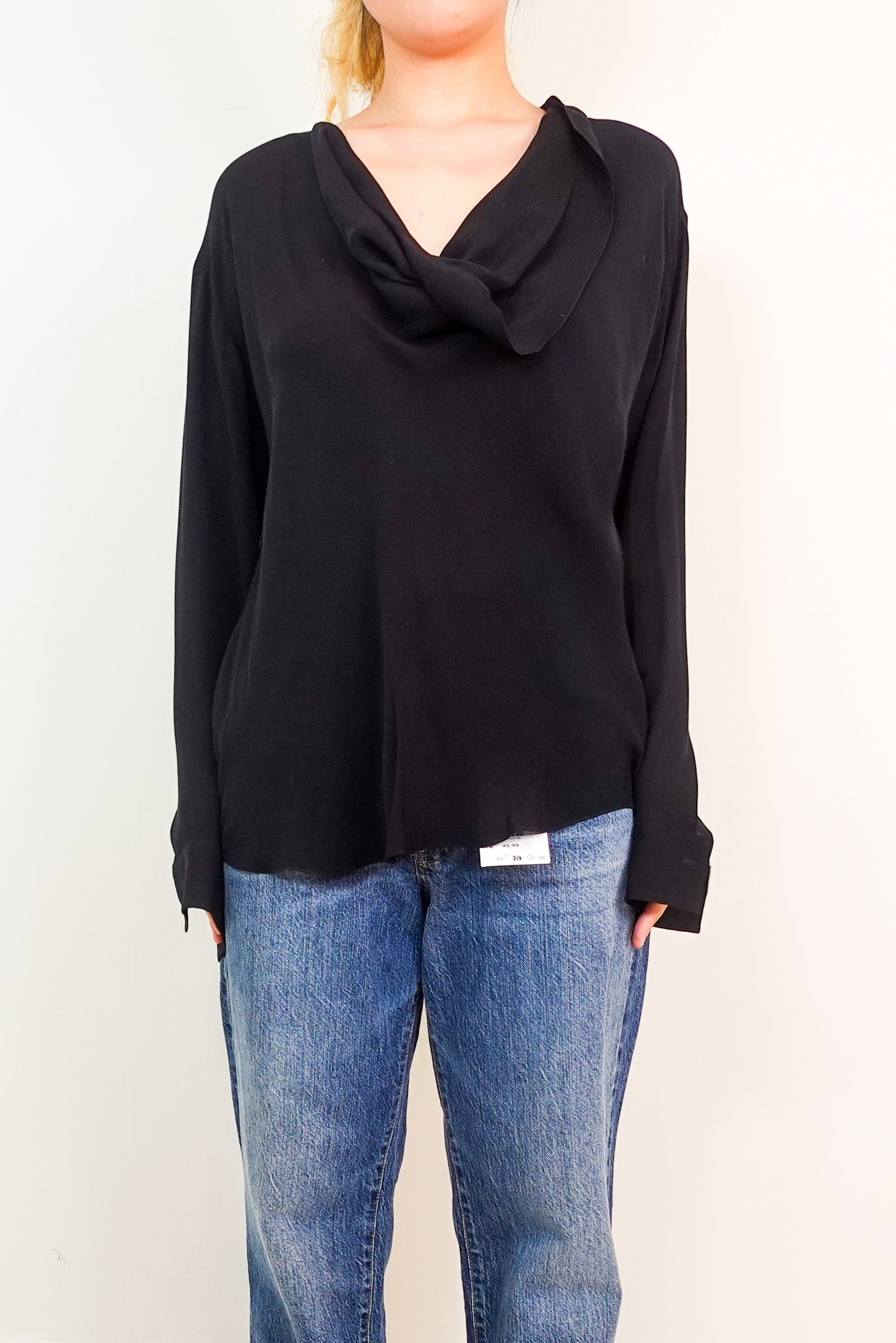 Silk Black blouse RRP £500