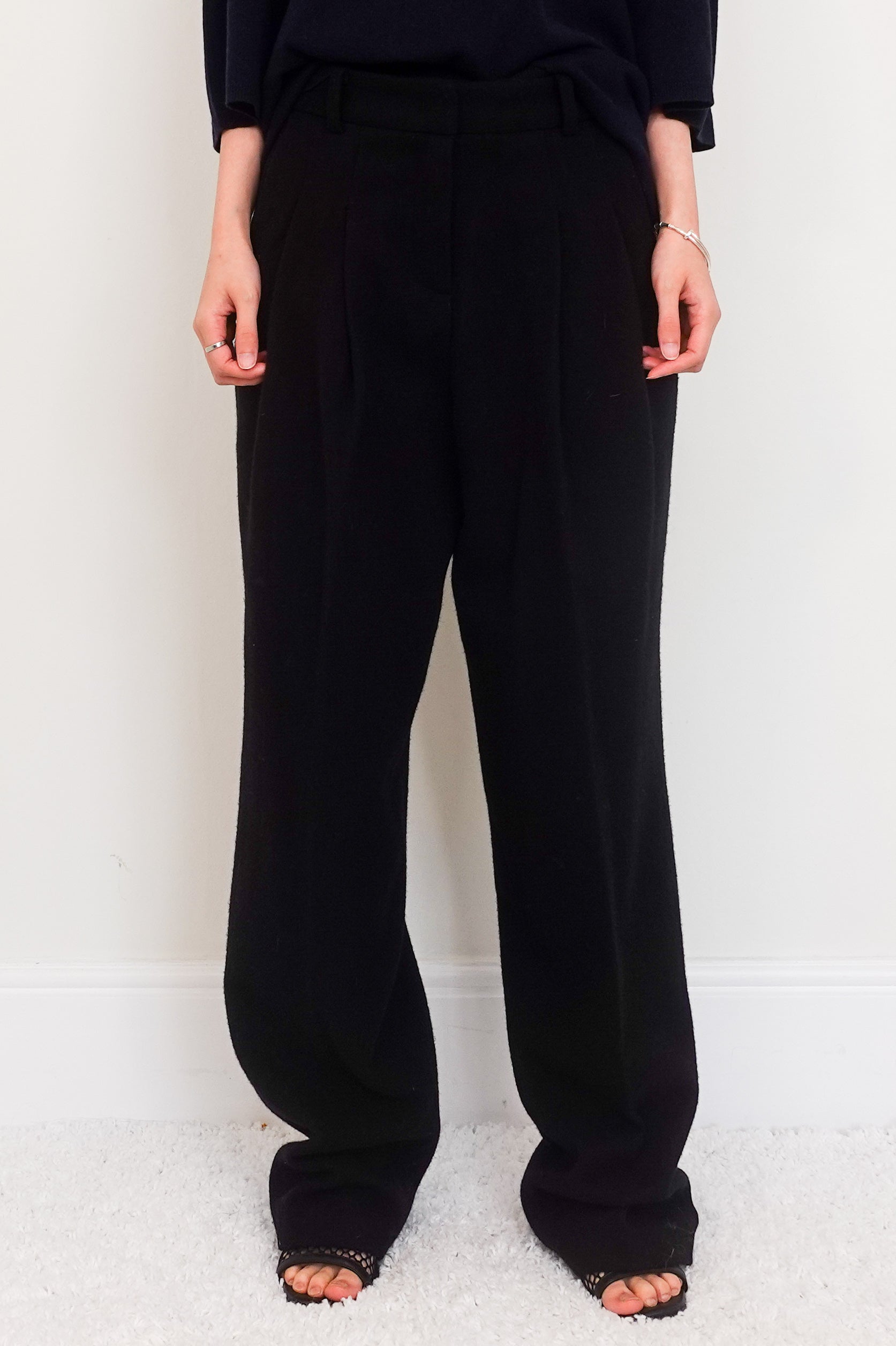 Black Wide Leg Trousers RRP £200