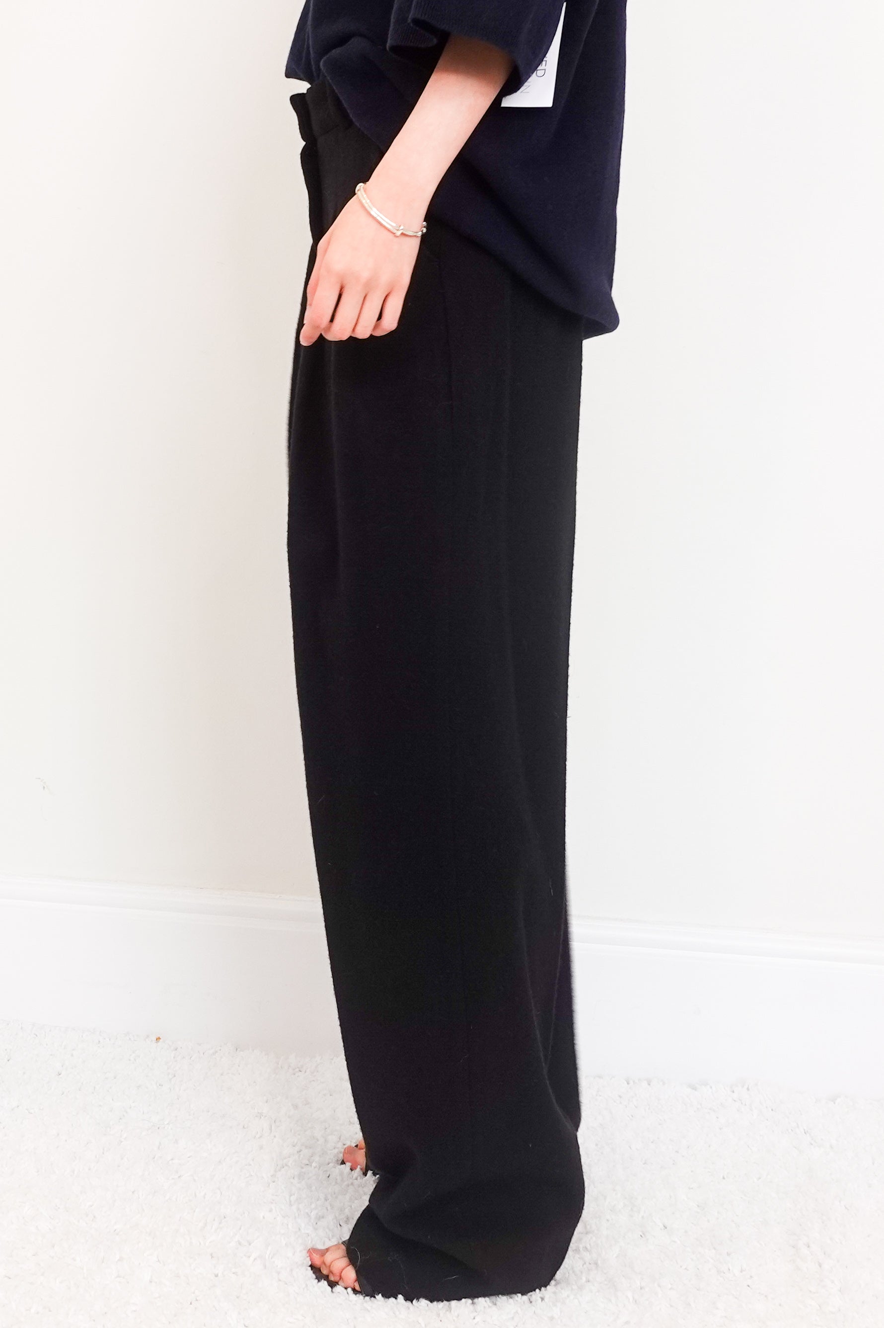 Black Wide Leg Trousers RRP £200