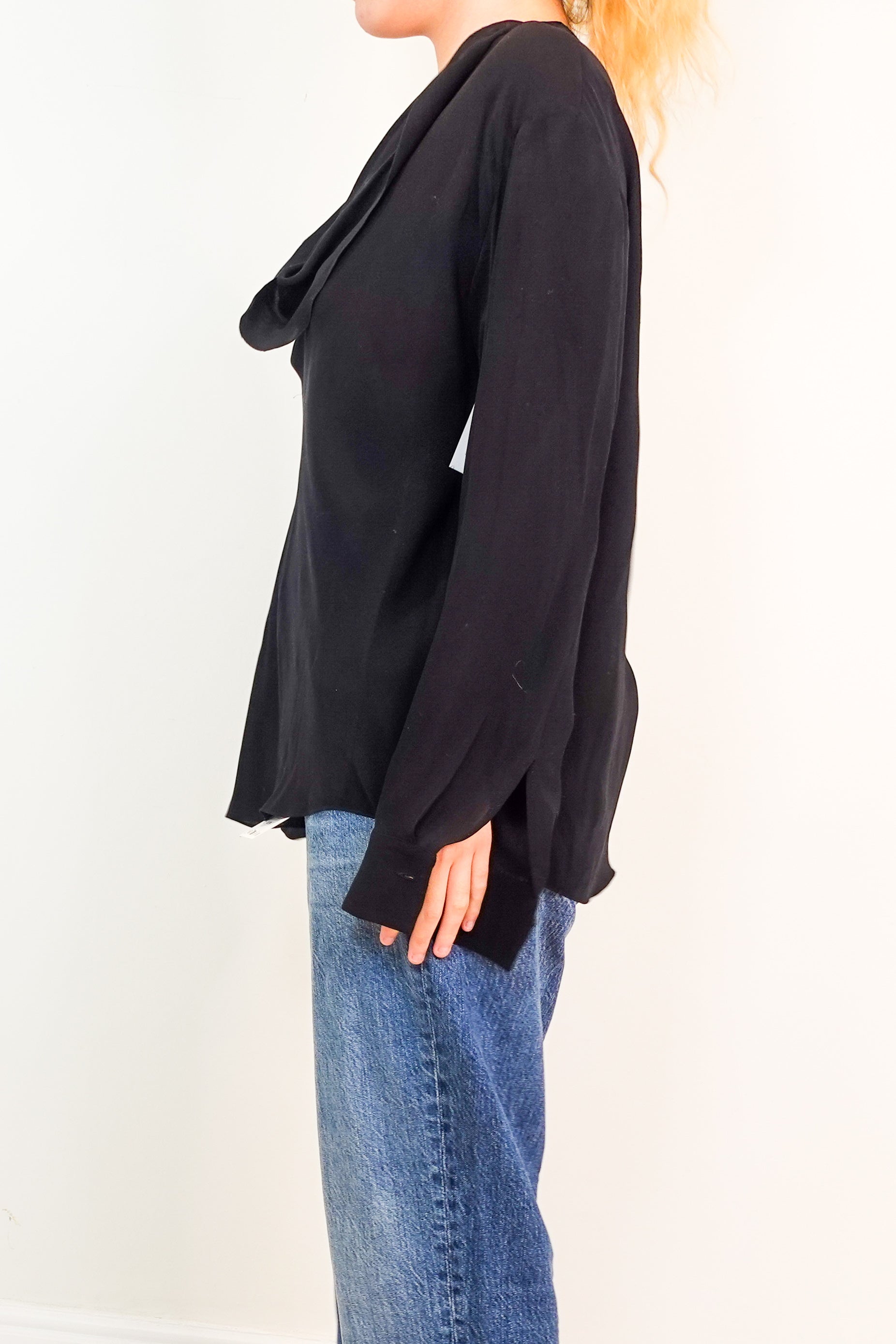 Silk Black blouse RRP £500