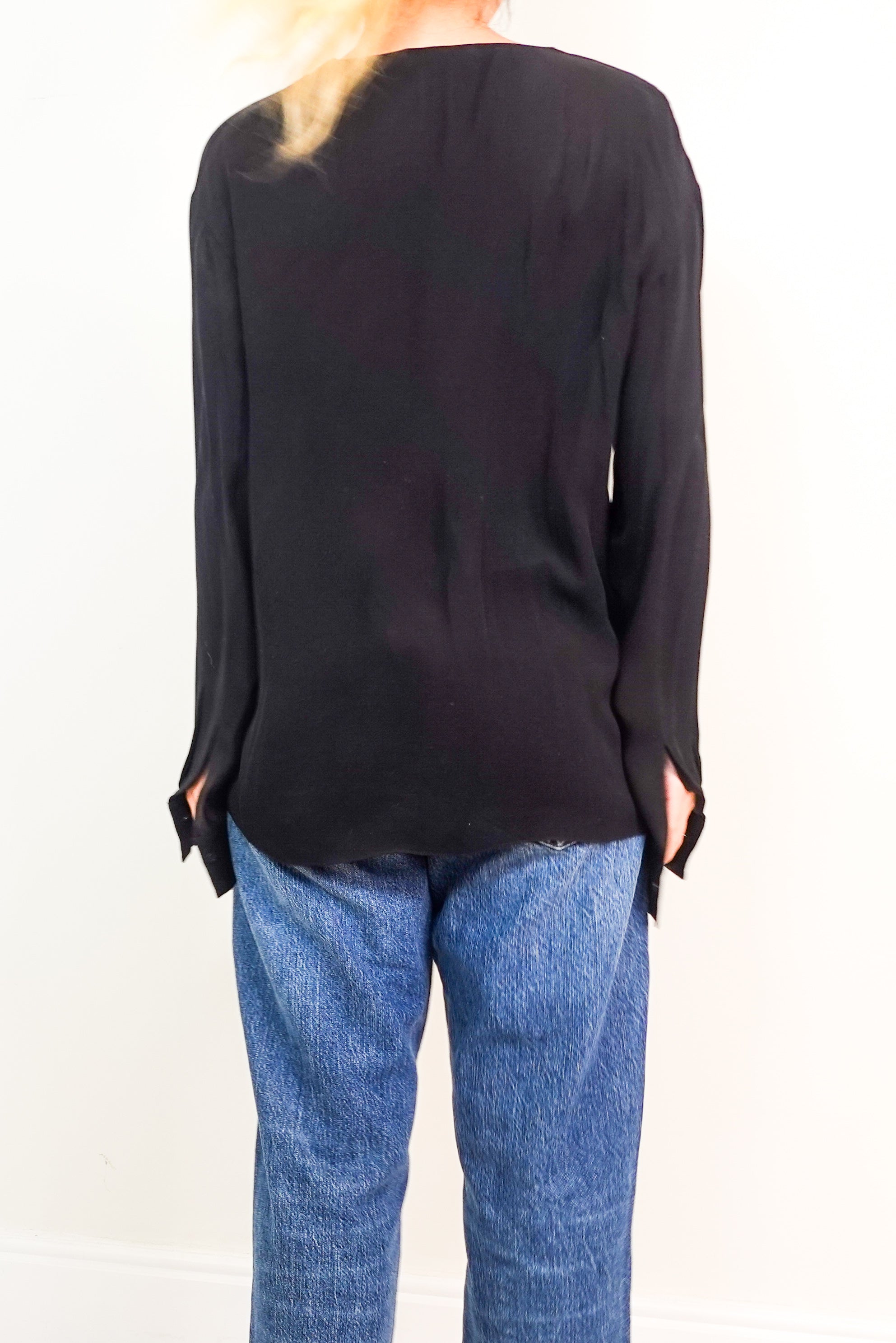 Silk Black blouse RRP £500