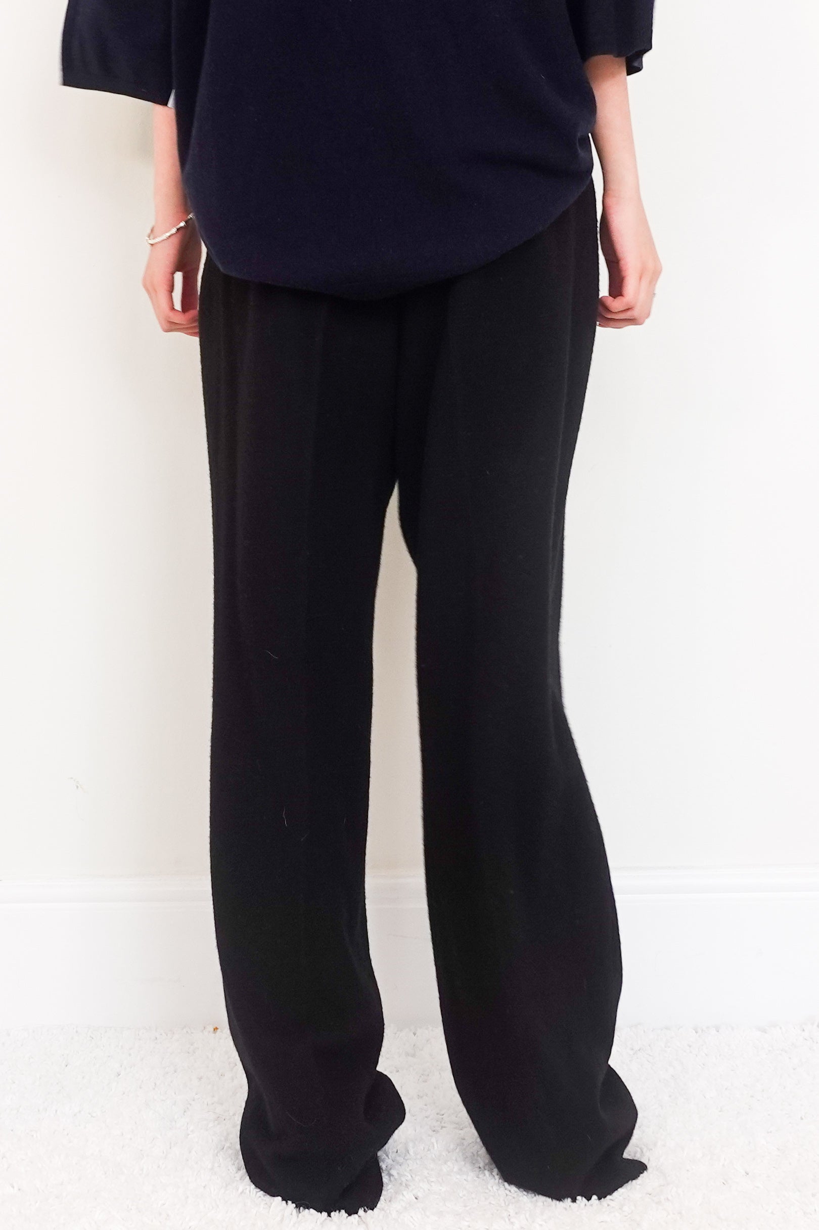 Black Wide Leg Trousers RRP £200