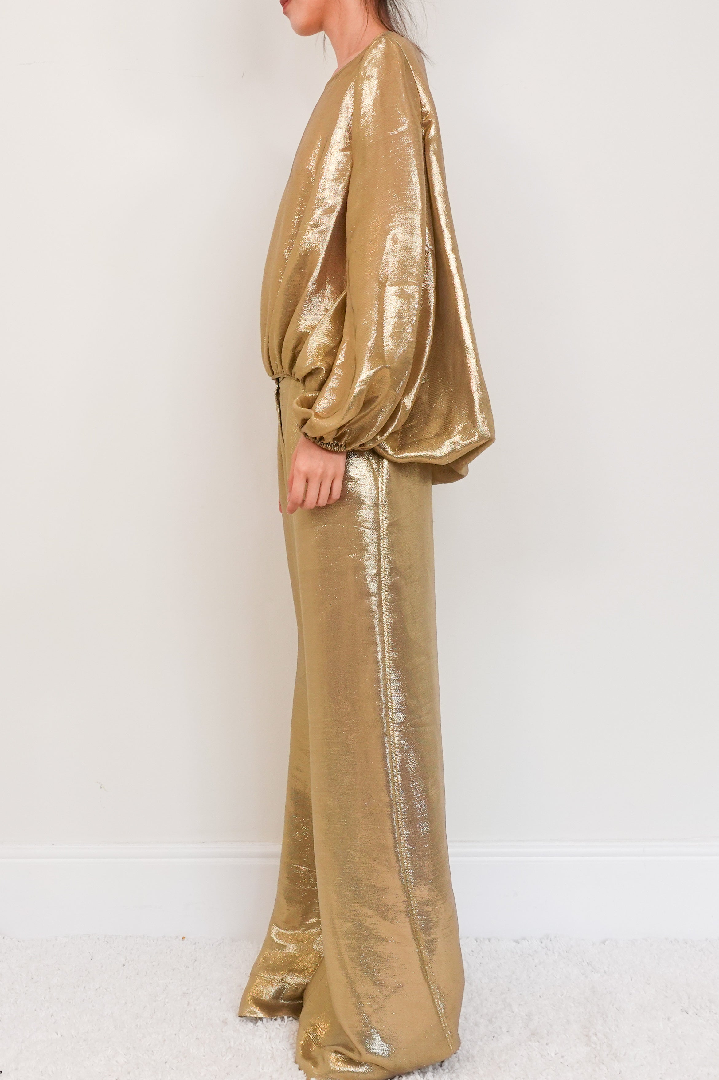 Gold trousers set RRP £750