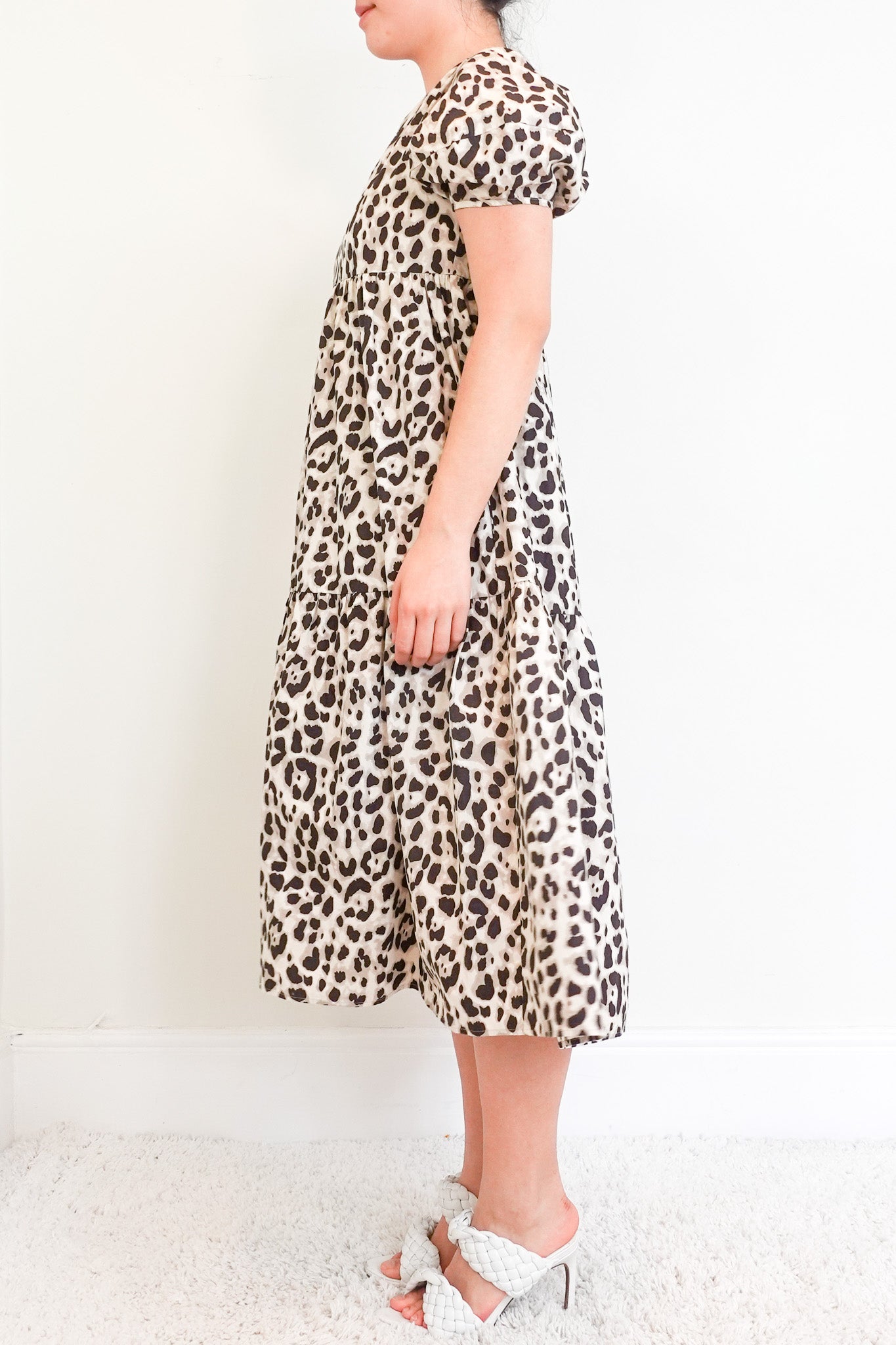 Cotton Leopard Print Dress RRP £200