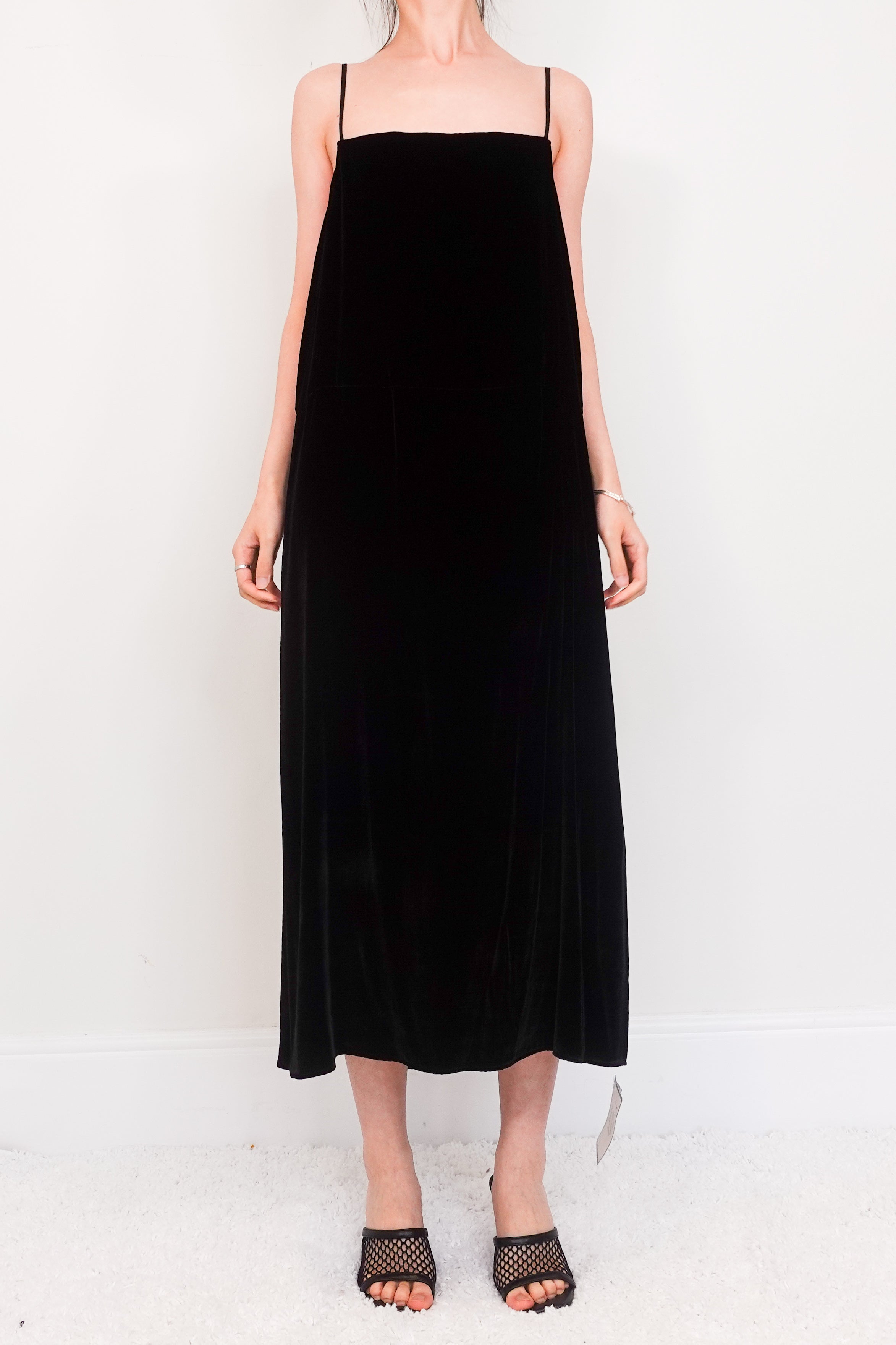 velvet slip dress RRP £250