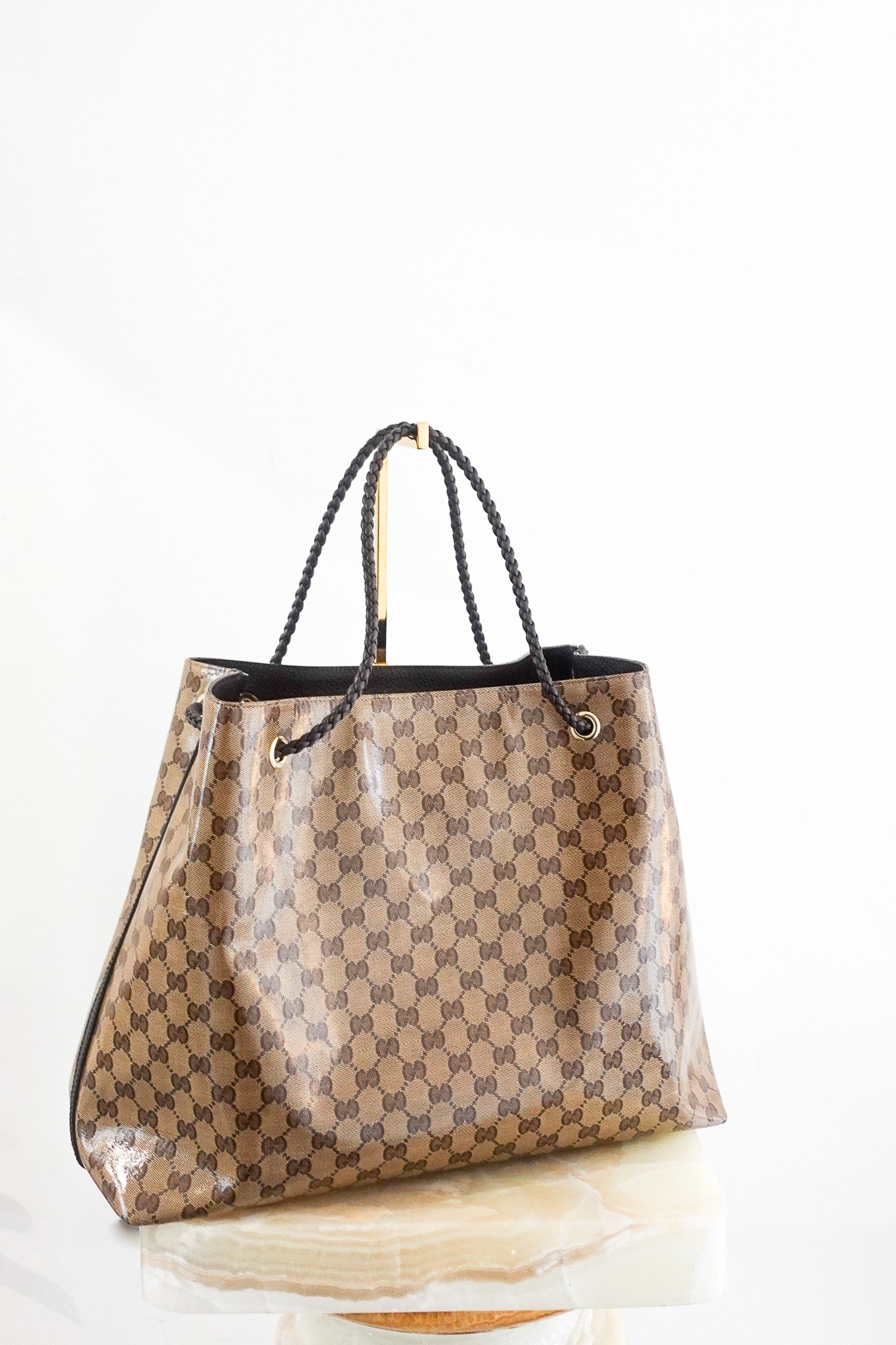 Coated monogram canvas bag RRP £1.2k