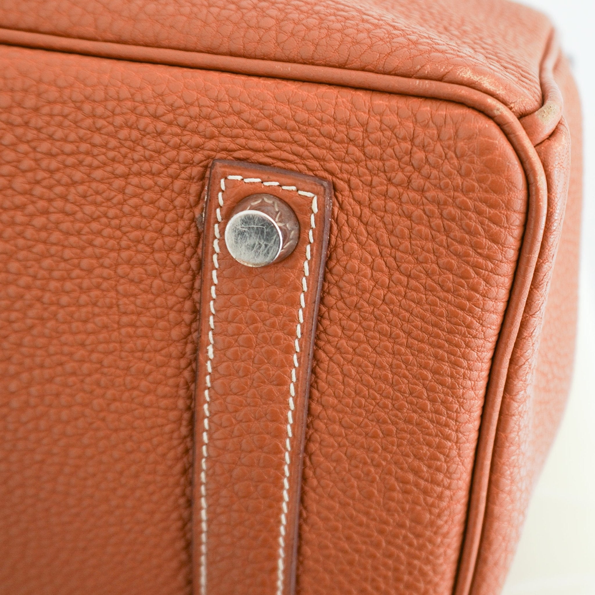 Hermès Birkin 35 Retourne in Gold Togo Leather with Palladium Hardware | Authentic Preloved - Reloved Again