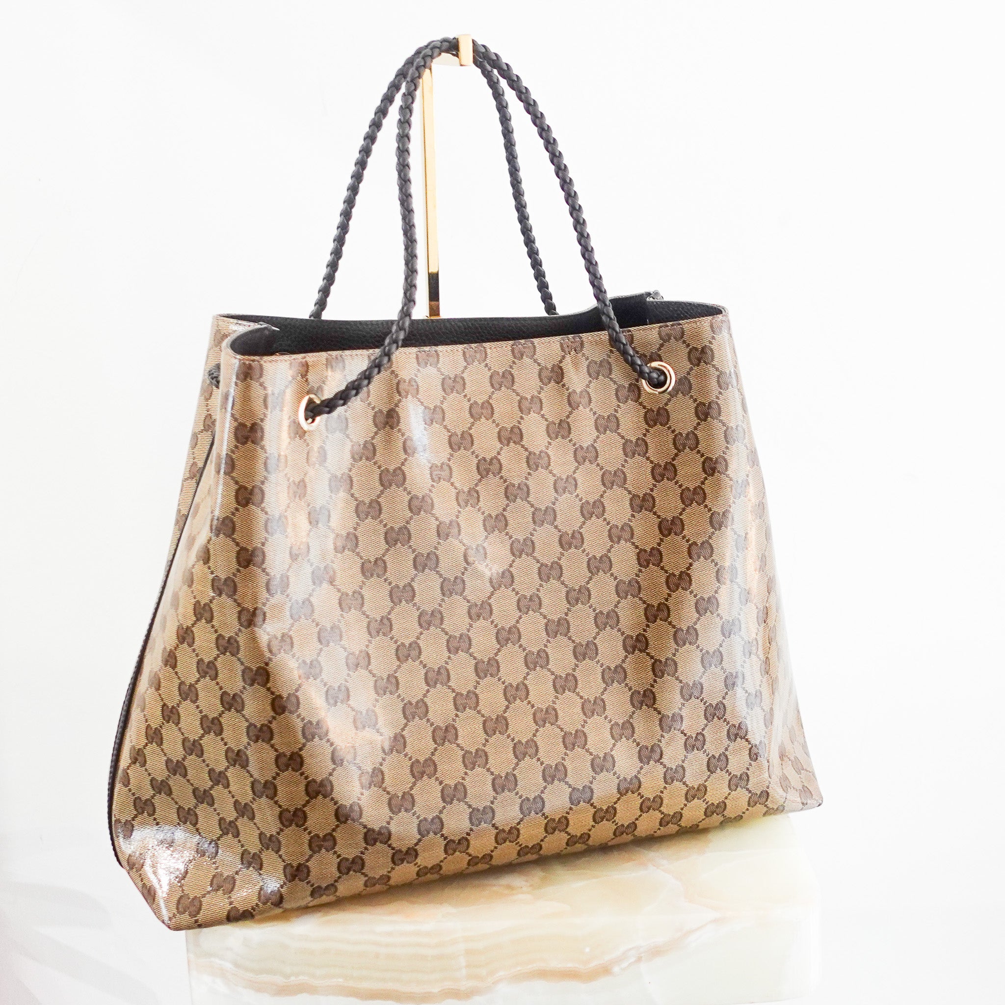 Coated monogram canvas bag RRP £1.2k